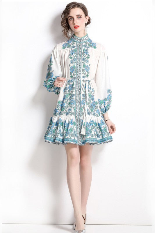 Floral Smock Dress