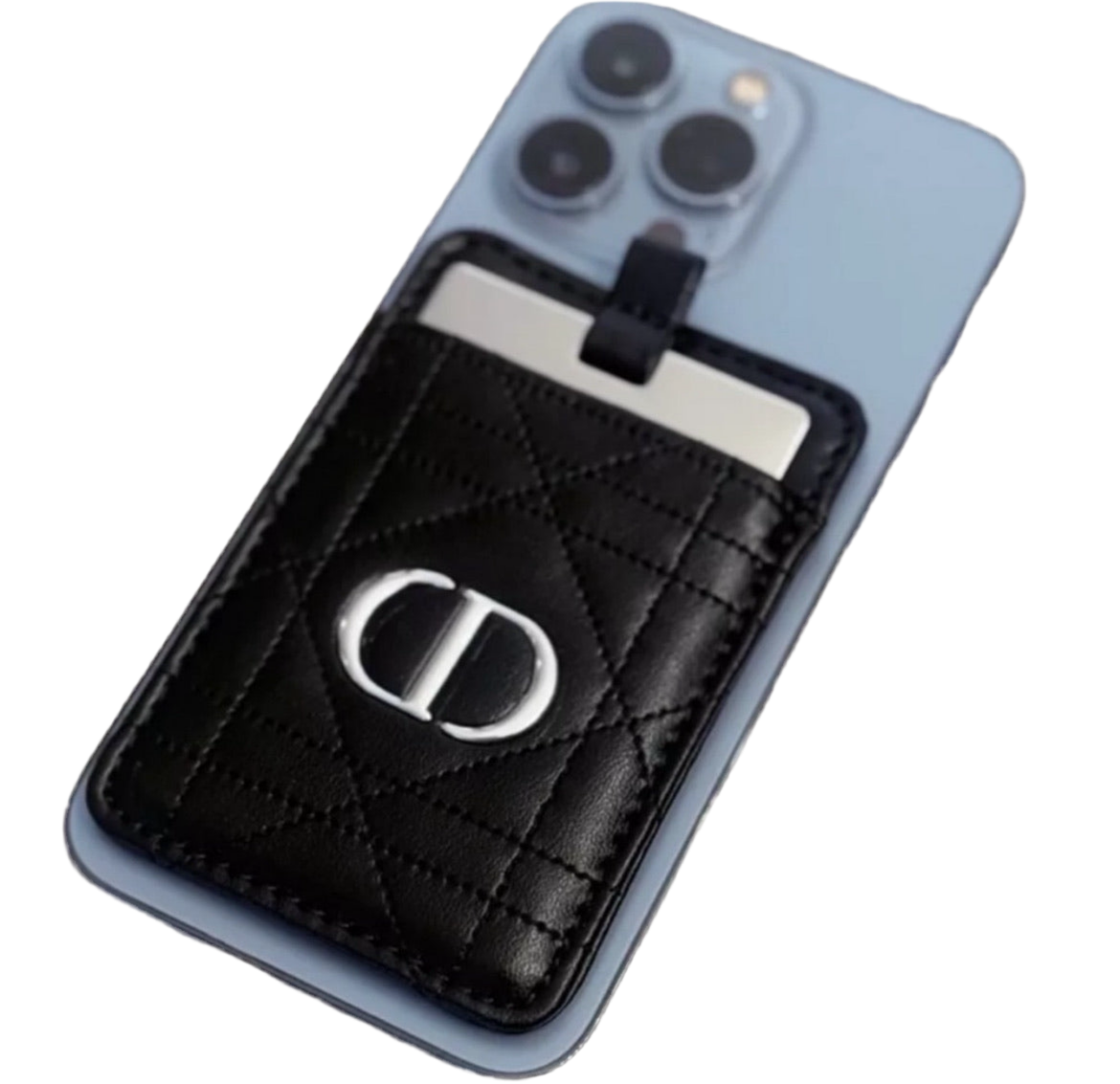 Dior Phone Card Case Wallet VIP Gift LtdEd Black Silver ••BNIB••