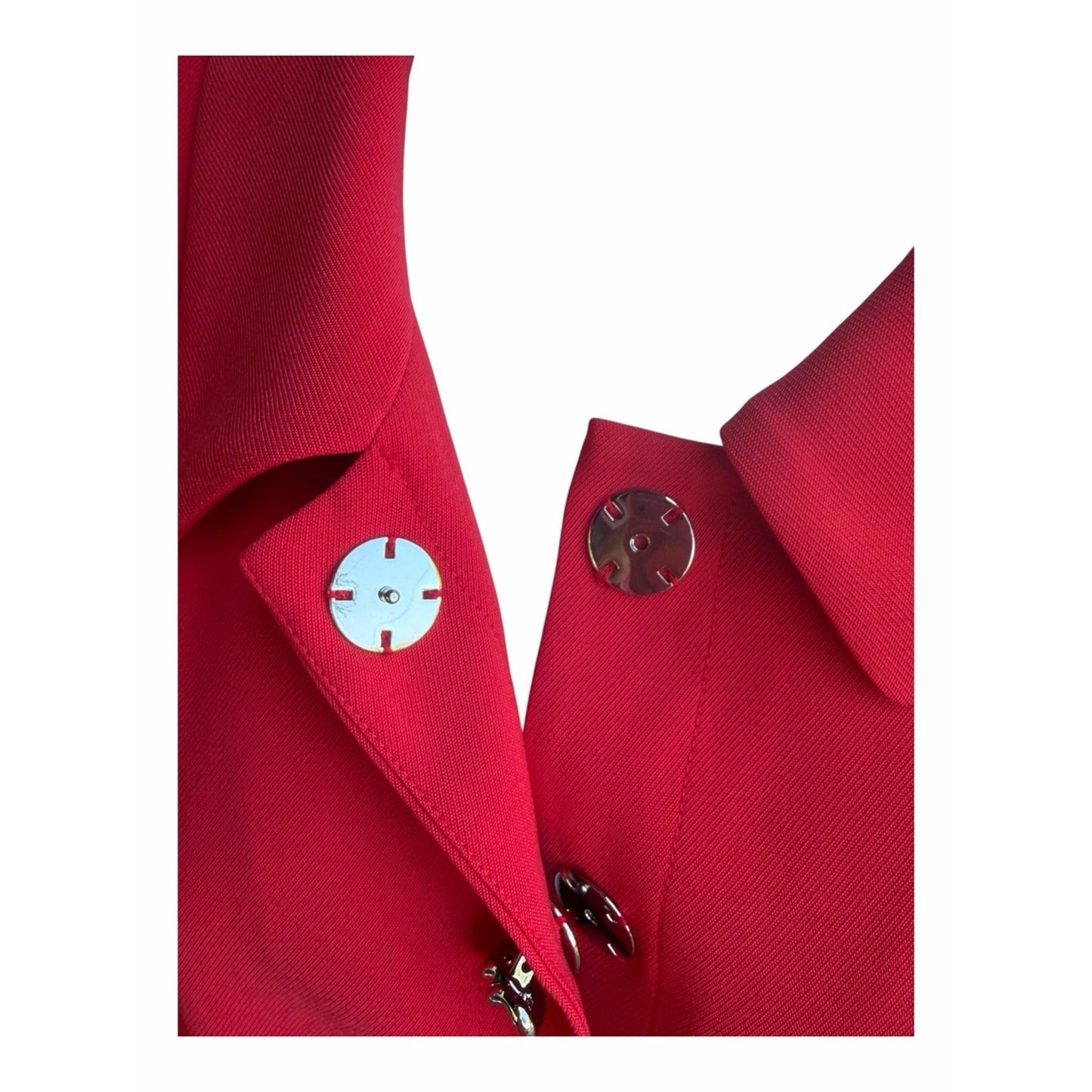 Carlisle Collection Red Peplum Blazer Size 14 New Everyday to Elevated Wear
