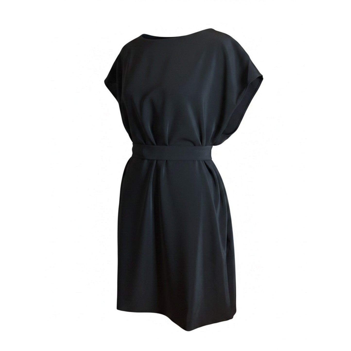 OF MERCER Black Belted Sheath Dress 1X NWT Made in New York