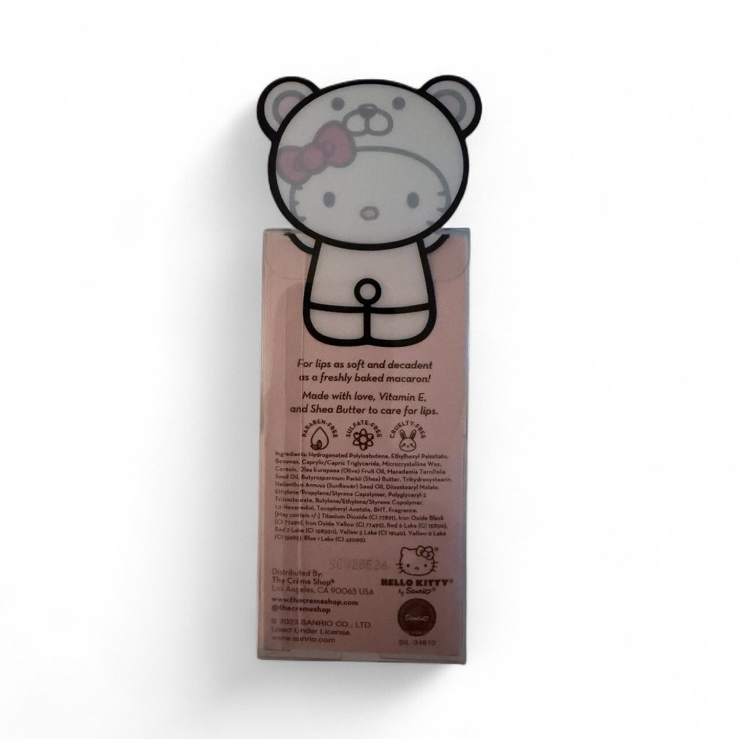 Hello Kitty White Chocolate Macaron Lip Balm NIB
