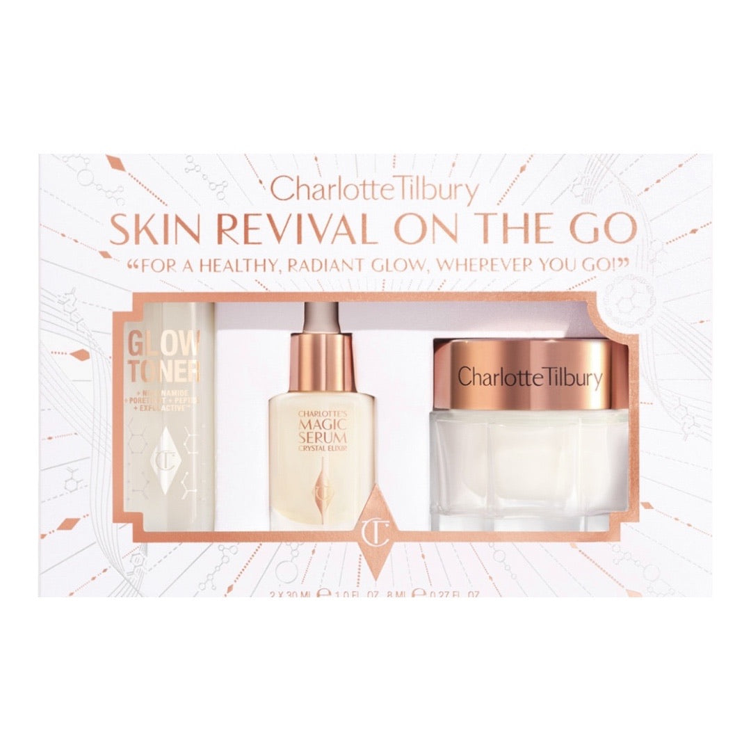 Charlotte Tilbury Skin Revival on the Go. Boxed set new in box