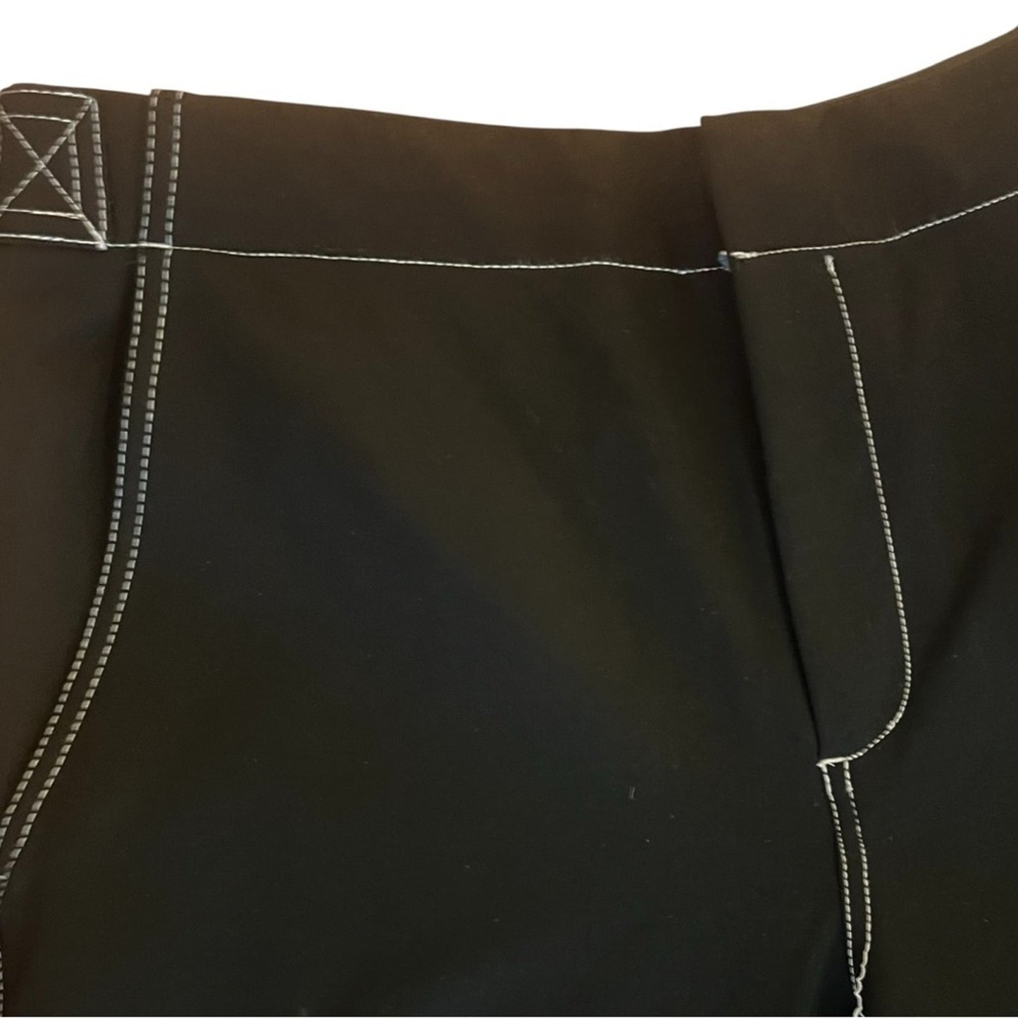 Rag & bone NWT Irina Contrast-Stitch
Straight-Leg Mid-Rise pants Size 8