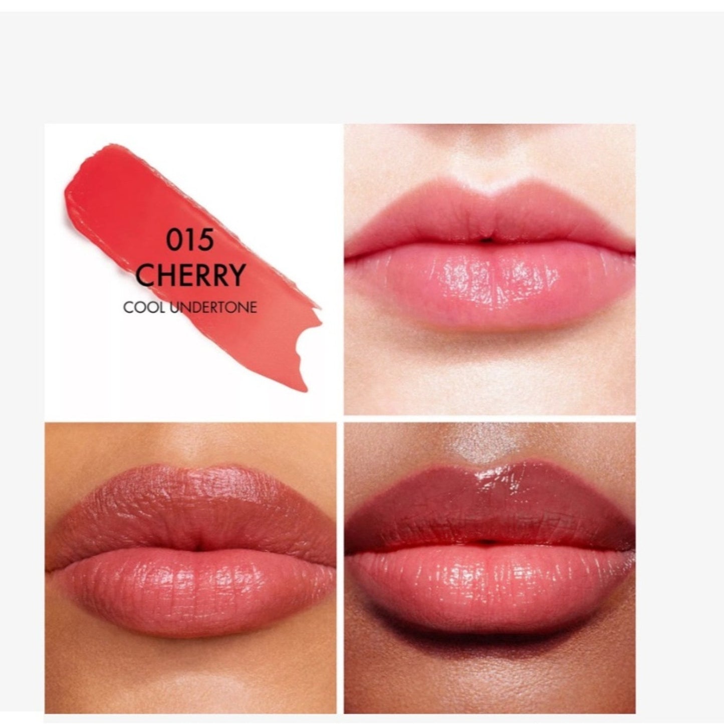 CHRISTIAN DIOR Bundle - DIOR Phone Charm AND Addict Lip Glow 015 Cherry
