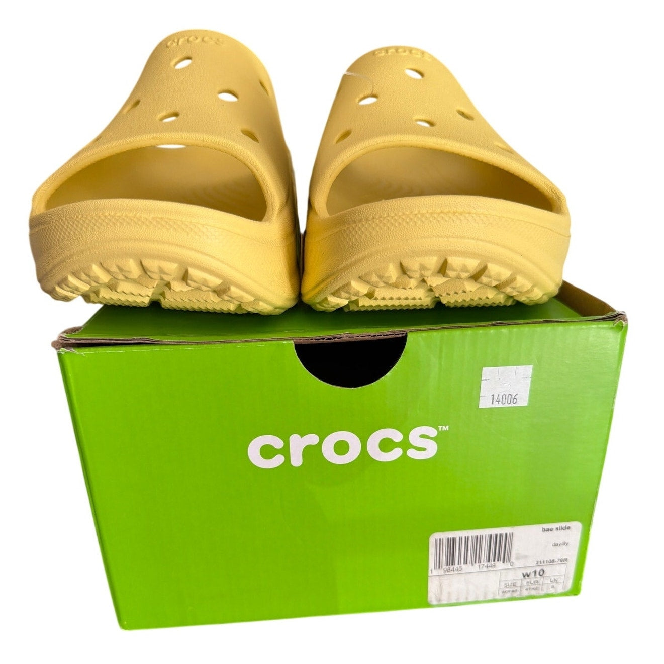 CROCS Bae Slide Women’s Size 10 (Men's 8) NIB