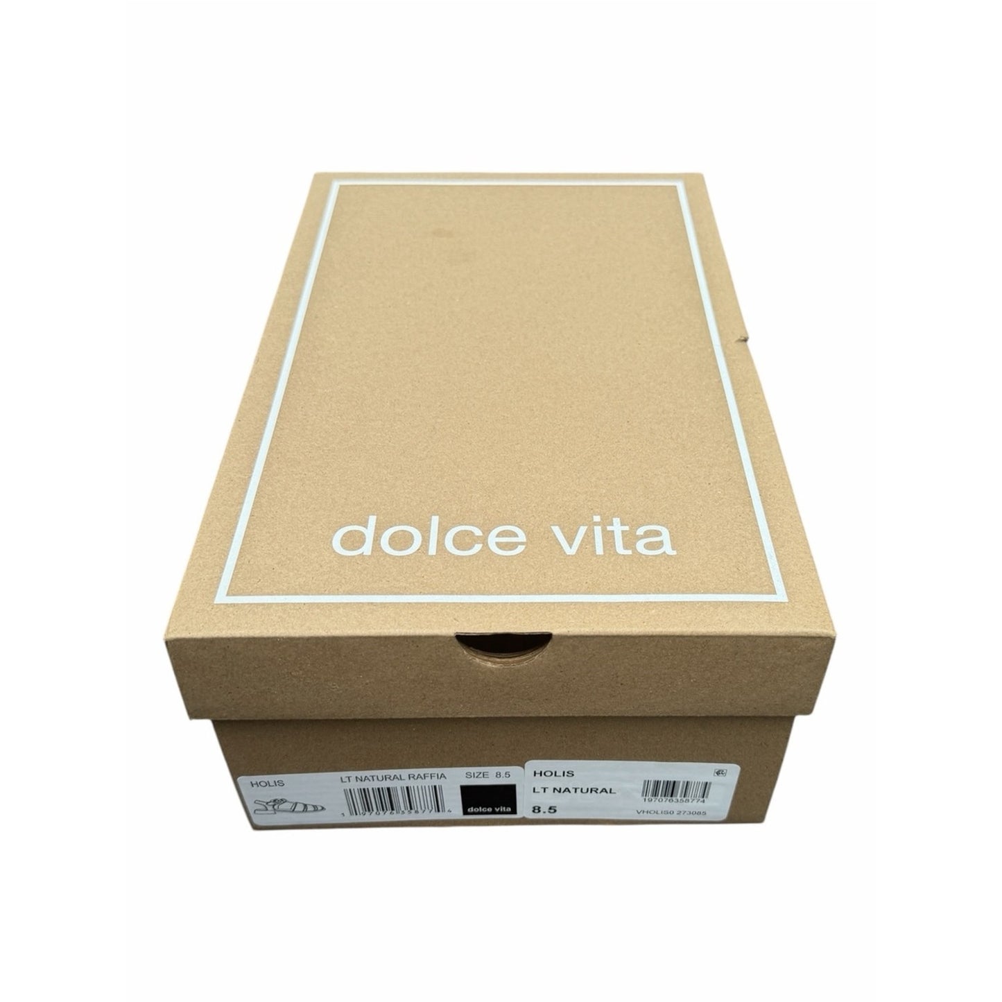 Dolce Vita Hollis Raffia Fisherman Sandals Coastal Chic NIB 8.5