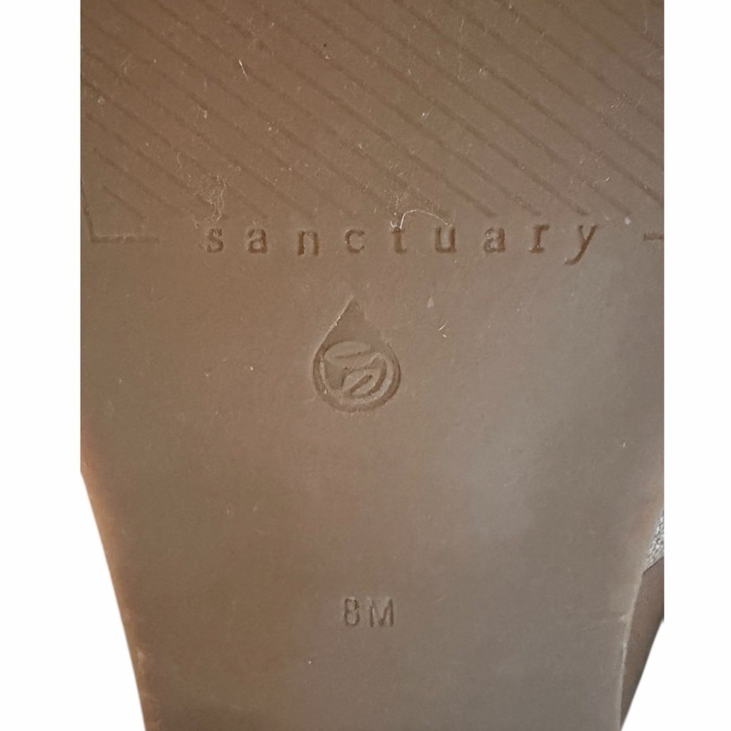 Sanctuary Lion Spring Sandals Size 8 NIB Tan Leather Minimalist Summer Slide