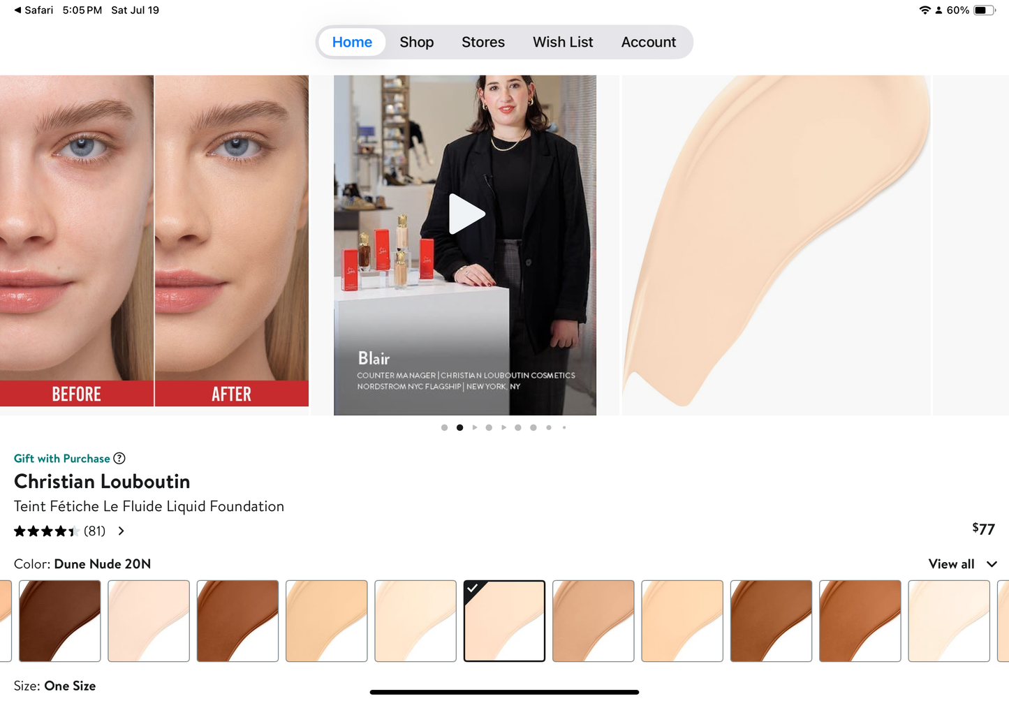 Christian Louboutin Luxurious Matte Foundation