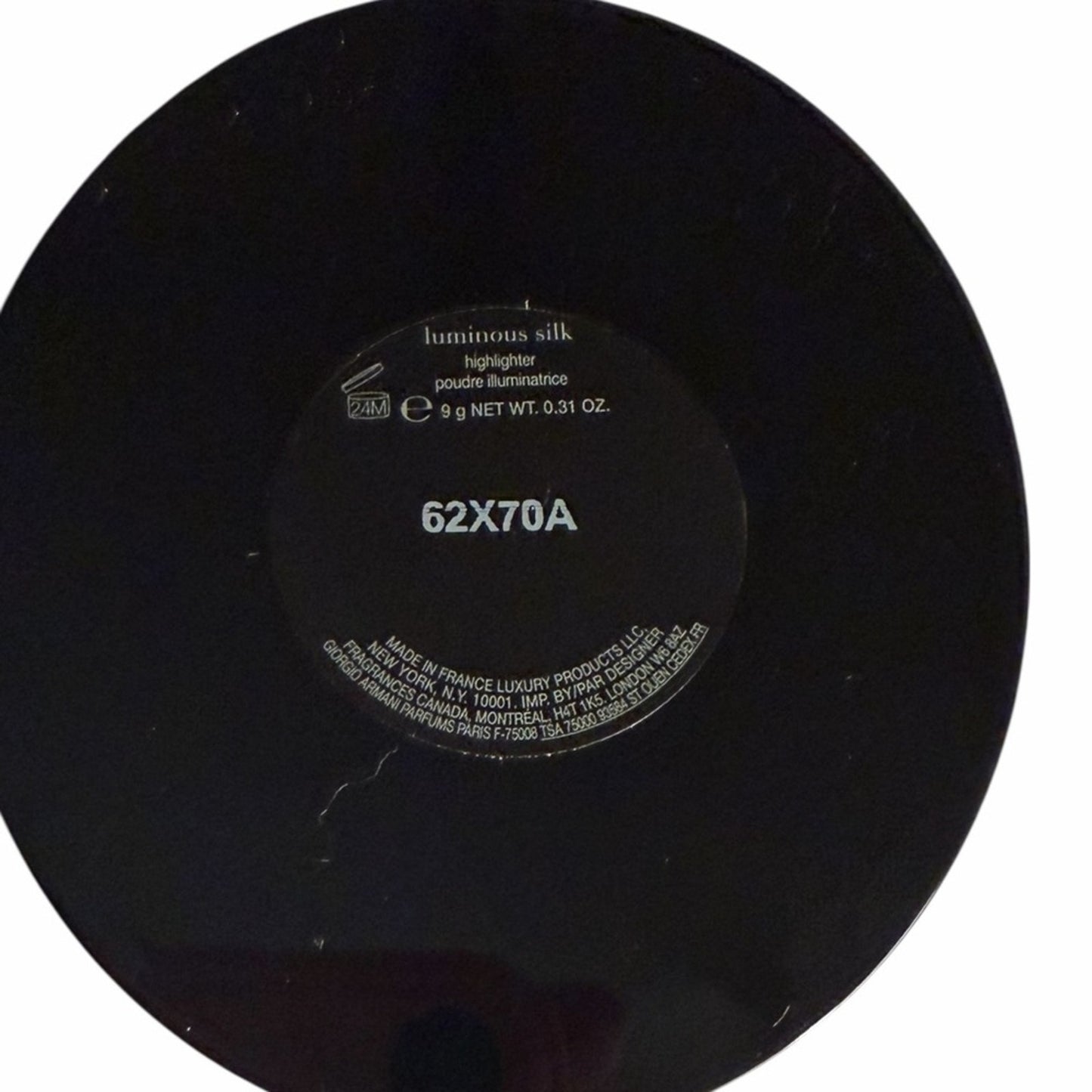 Golden Glow Giorgio Armani Luminous Silk Highlighter 9g NIB