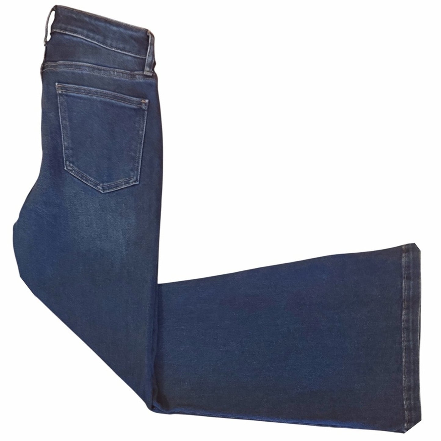 JBD Just Black Denim Size 29 High Rise Flare Jeans Dark Wash Stretch Boho 70s