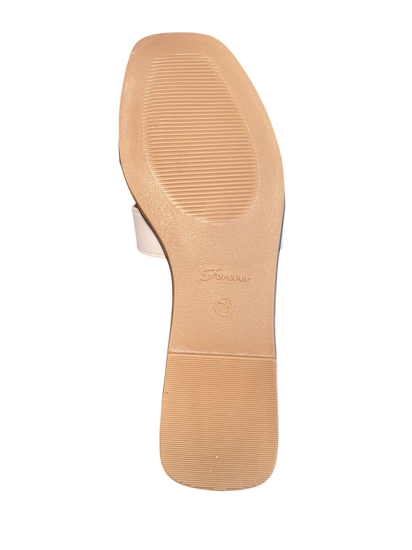 Stylish “H” flat sandal in the perfect light beige