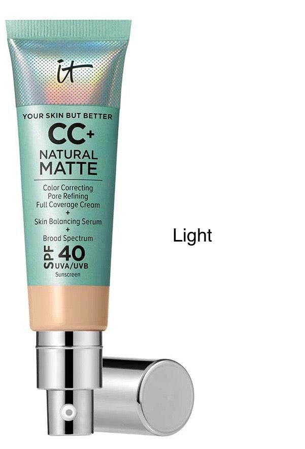 IT Cosmetics Your Skin But Better CC+ Oil-Free Matte (1.08 OZ.) with SPF 40