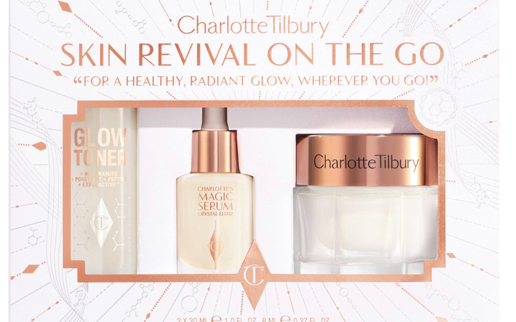 Charlotte Tilbury Skin Revival on the Go. Boxed set new in box