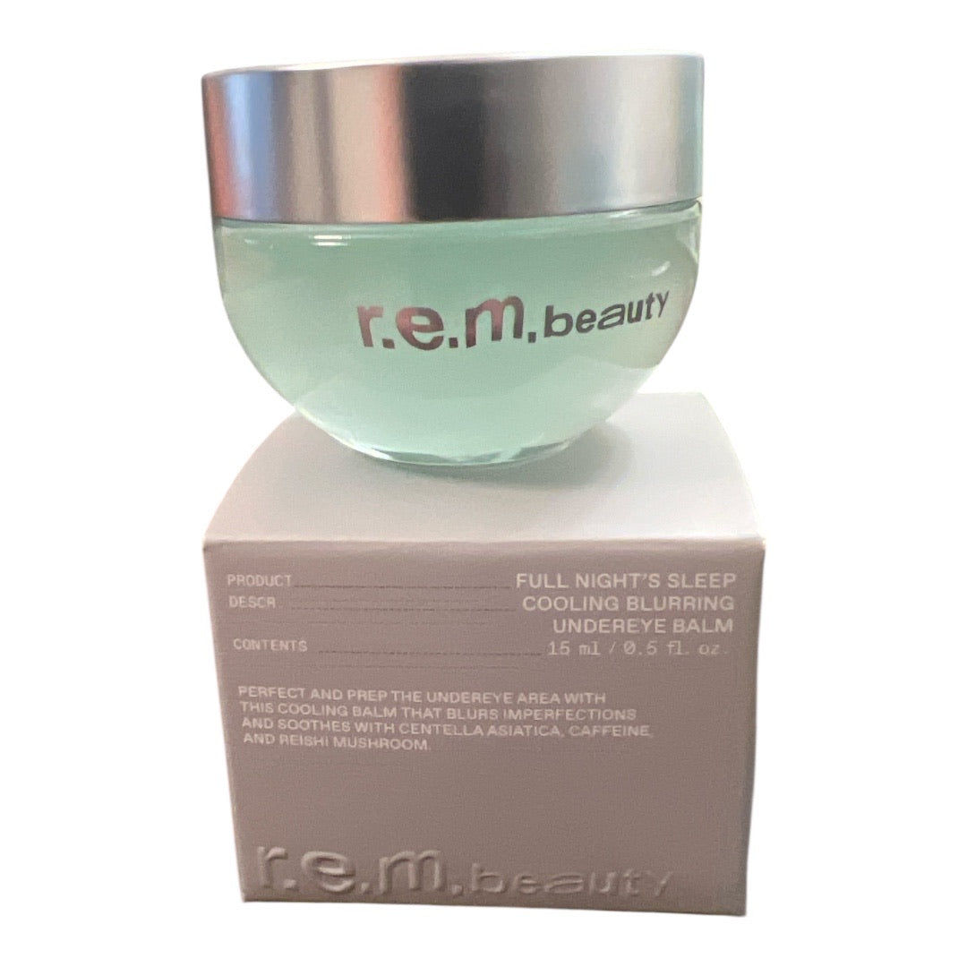 R.E.M Beauty under eye cooling gel balm night mask.