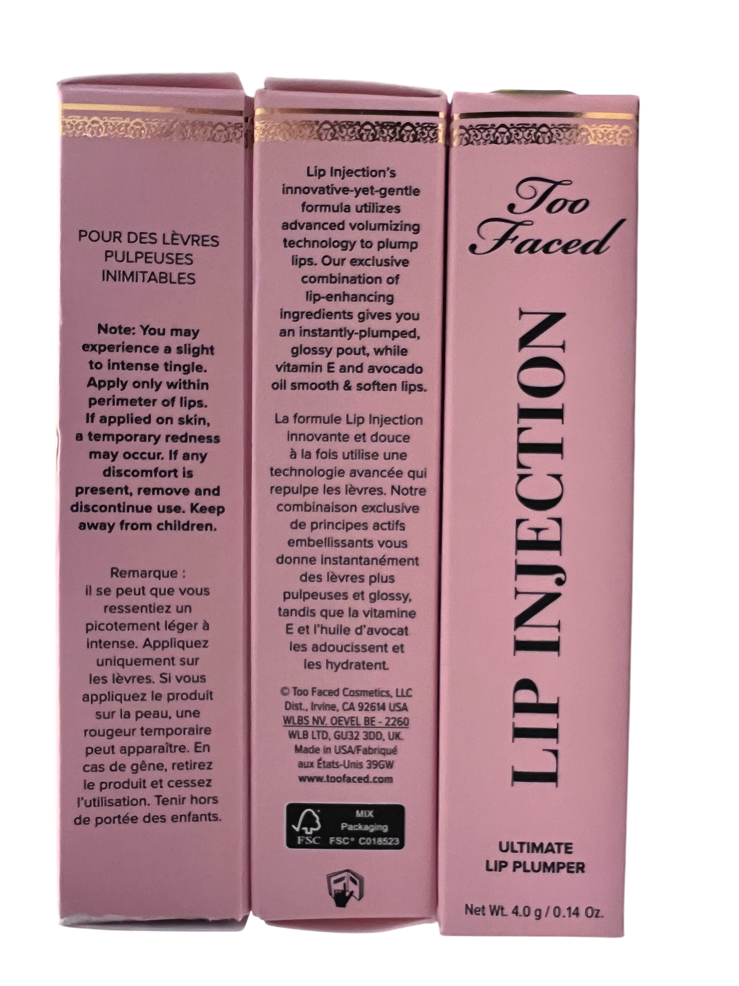Too Faced lip injection ultimate lip plumper (0.14 OZ.)
