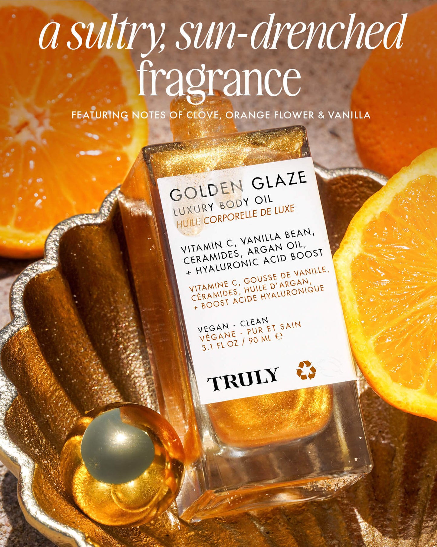 Golden Glaze Luxury Body Oil
Brightening Body Shimmer Oil (3.1 Oz.)