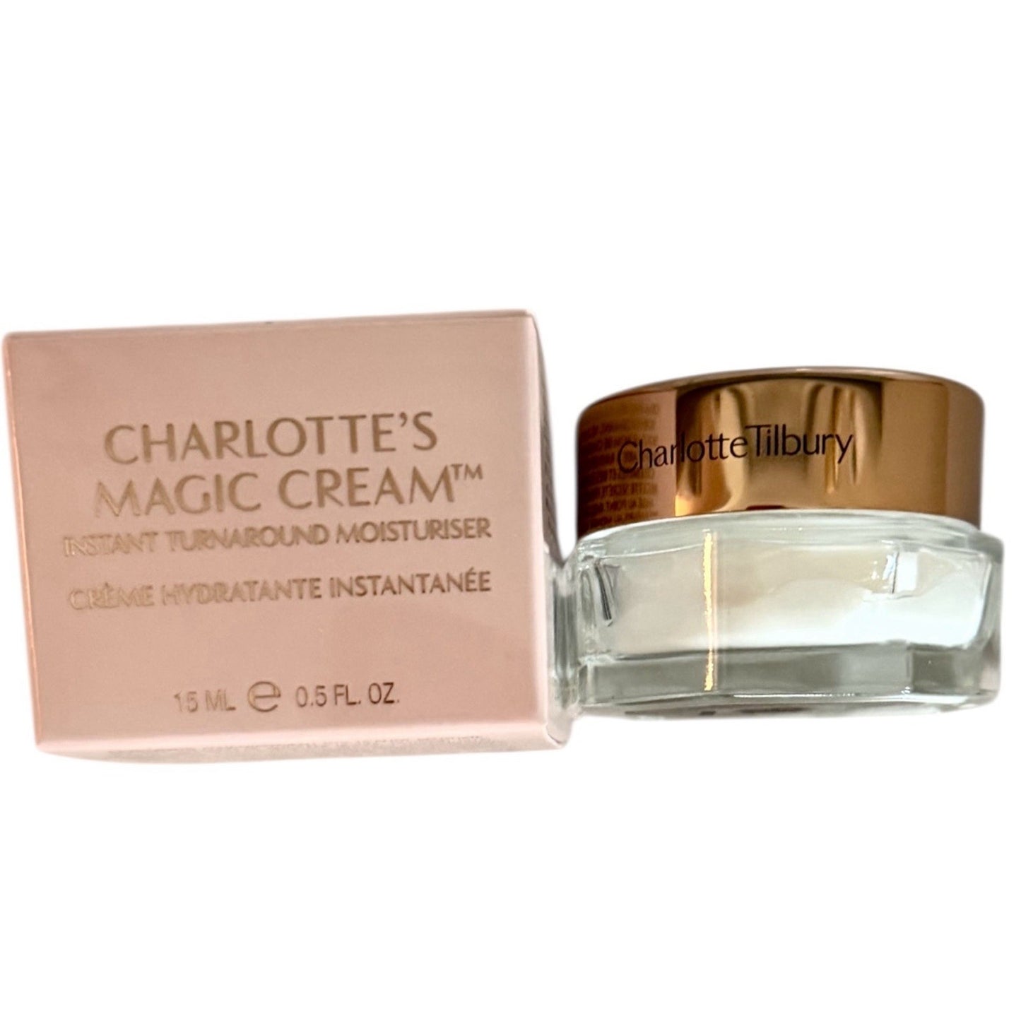 Lot of 3 Charlotte Tilbury Magic Cream 15ml Travel Size NEW Authentic