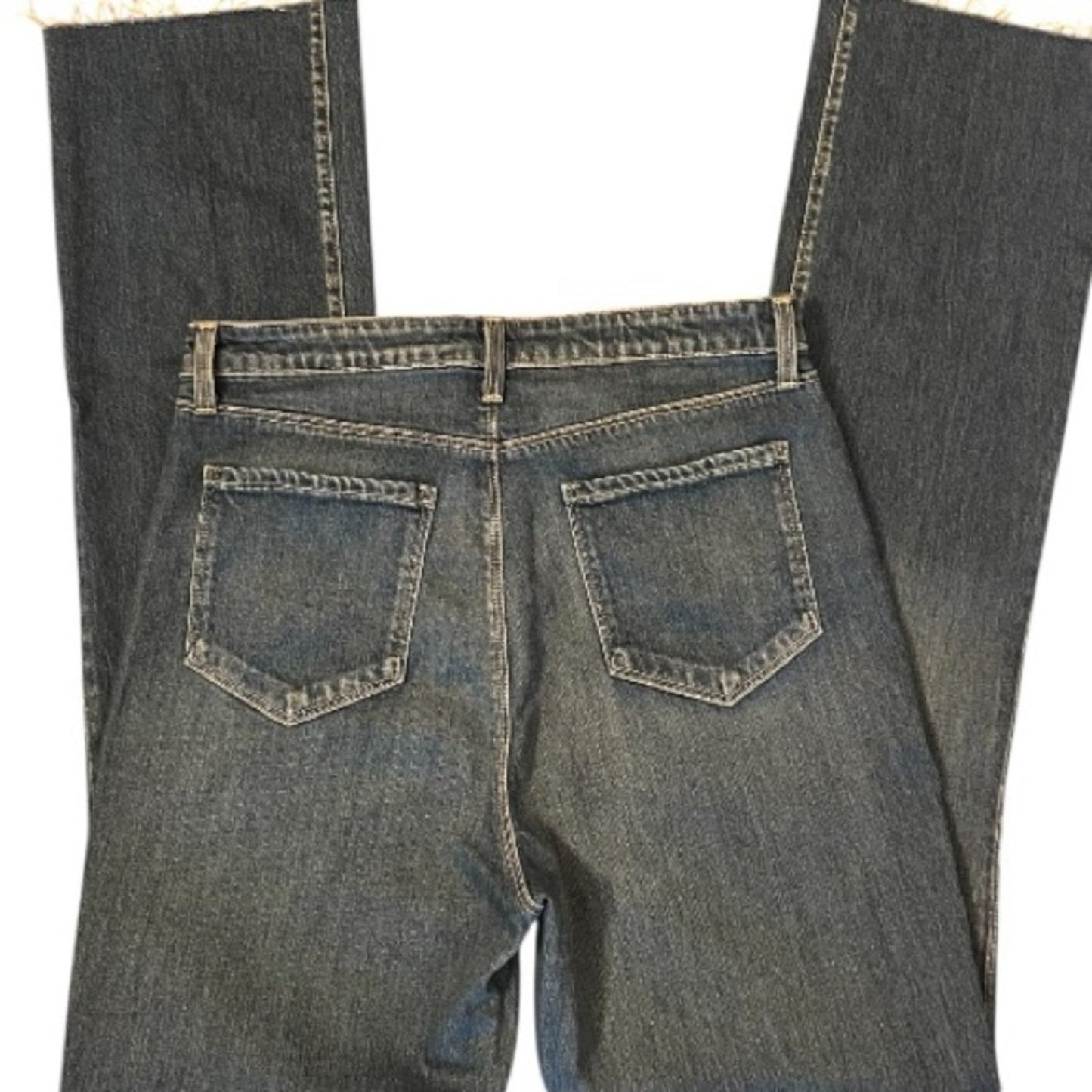 L'AGENCE Women’s High Rise Jeans size 12 Ruth Straight in Stockton color Blue Jeans