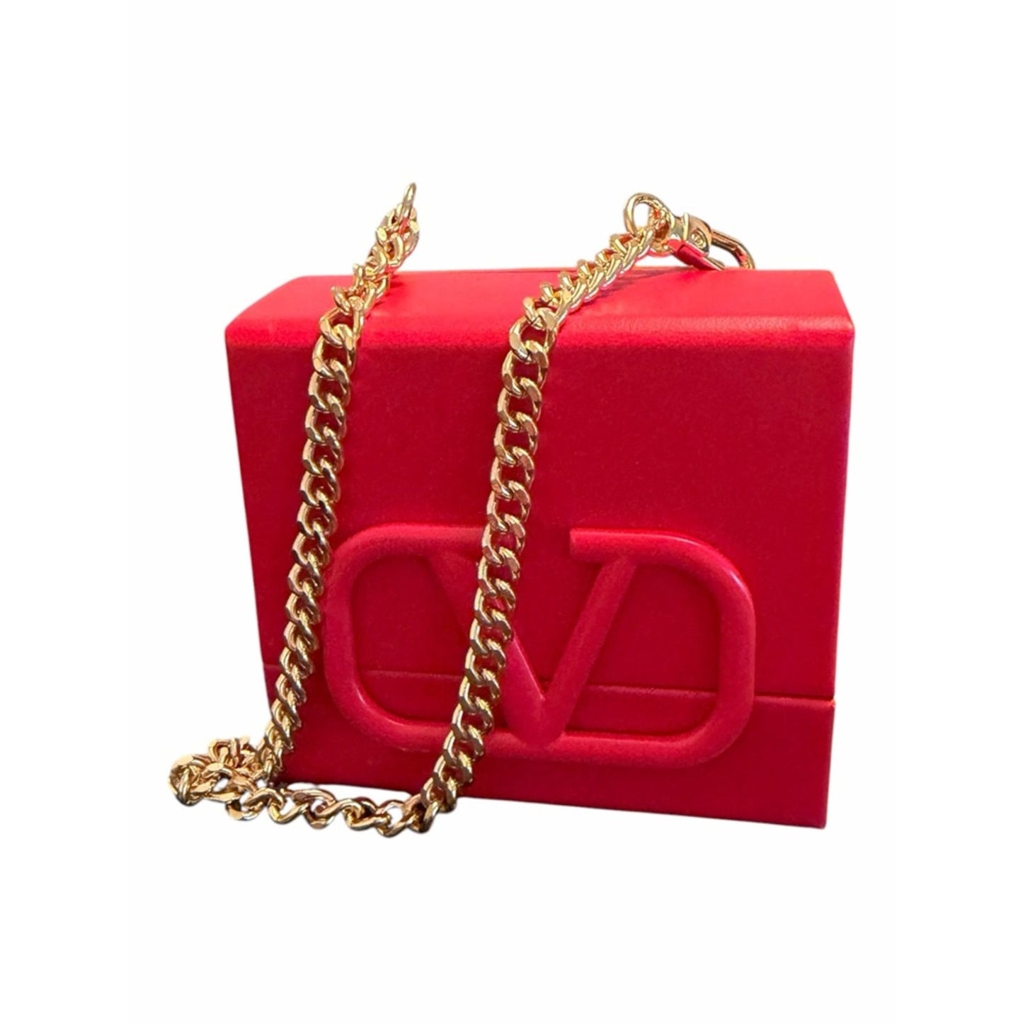 Valentino V Logo Mini Case Lipstick Set Rosso Jewelry Case 3 Matte Shades NIB