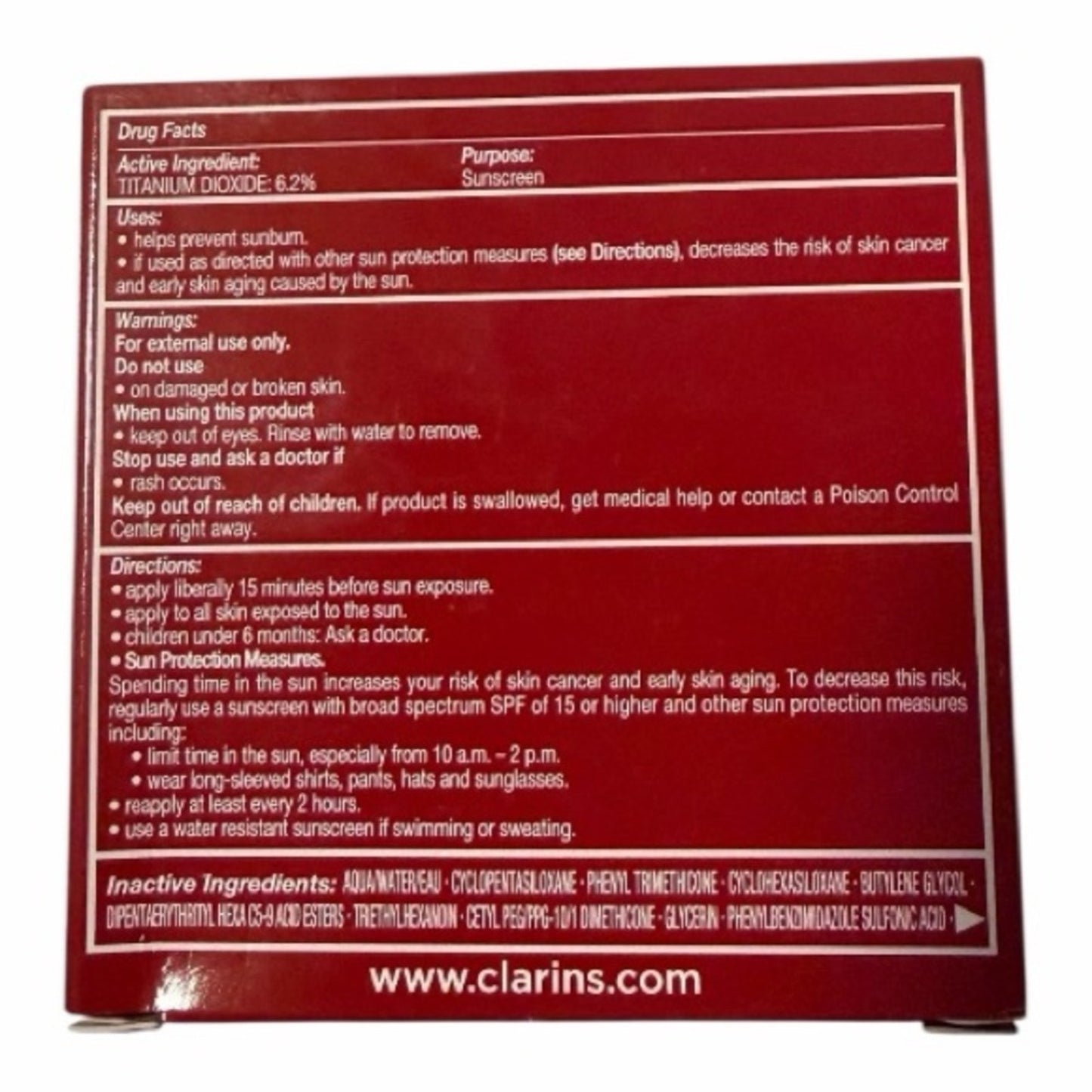 Clarins Everlasting Cushion Foundation SPF 50 110 Honey Full Size NIB