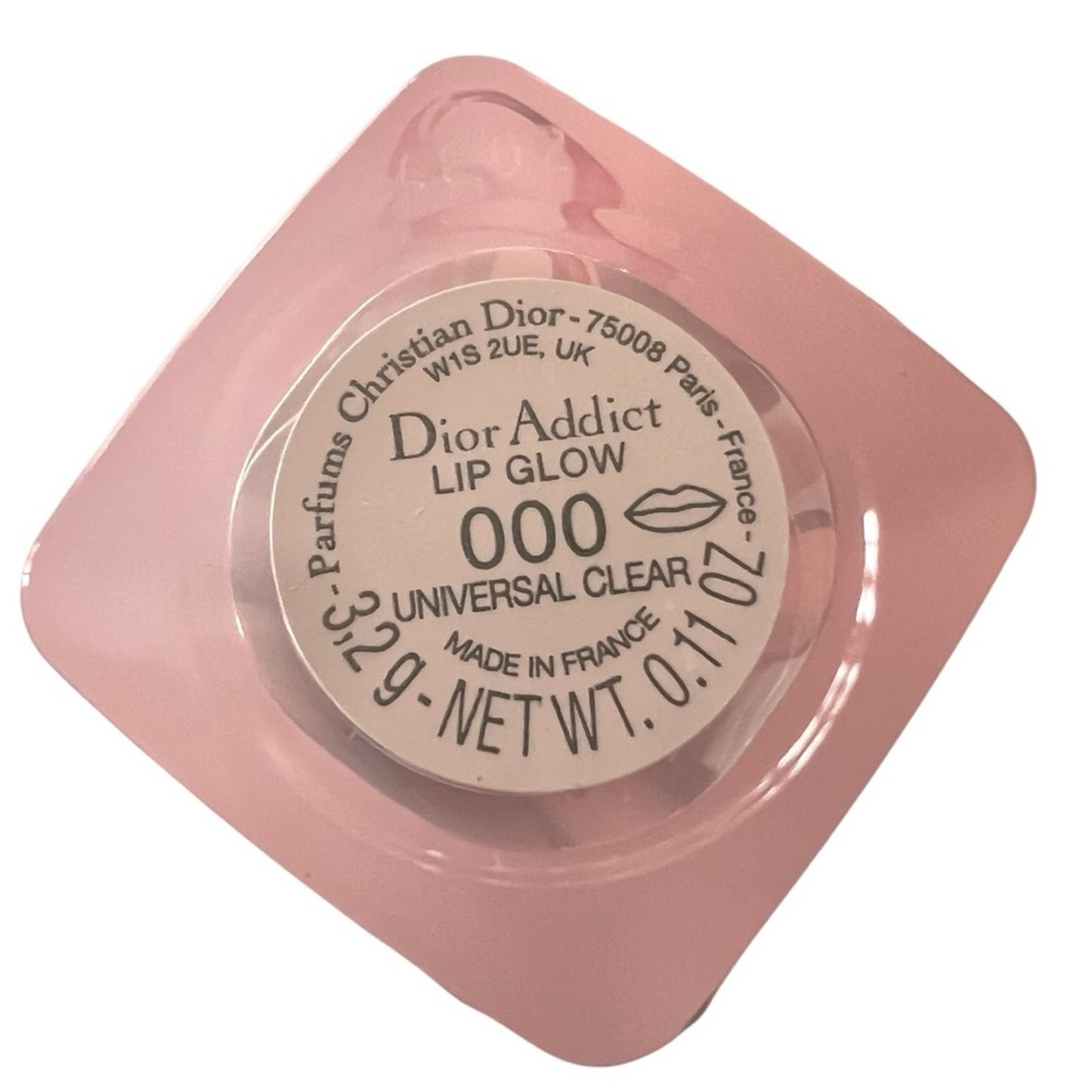 Dior Addict Lip Glow No. 000 Universal Clear With Cool Undertone  New WOB