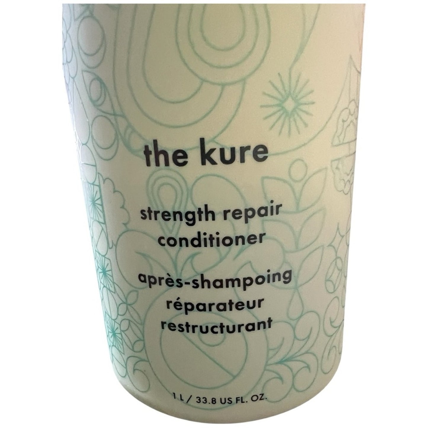 Amika The Kure Salon(Jumbo) Size 1 Litre With Pump Strength Repair Conditioner New