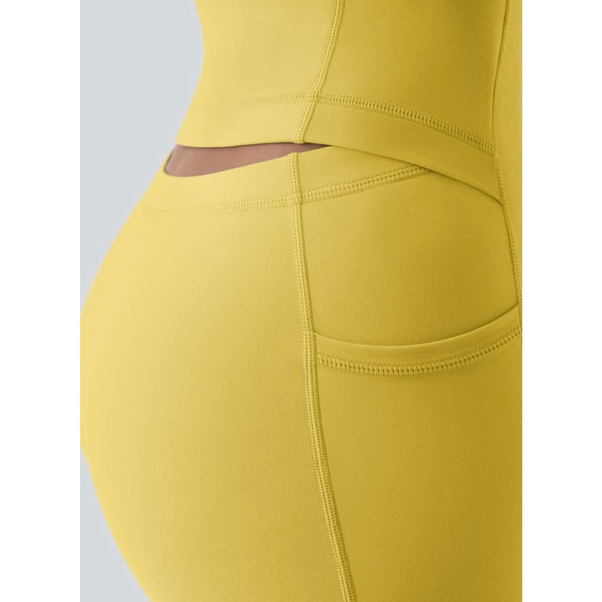 Halara Easy Peezy Women’s Yellow Tennis Dress with Pockets Size M New
