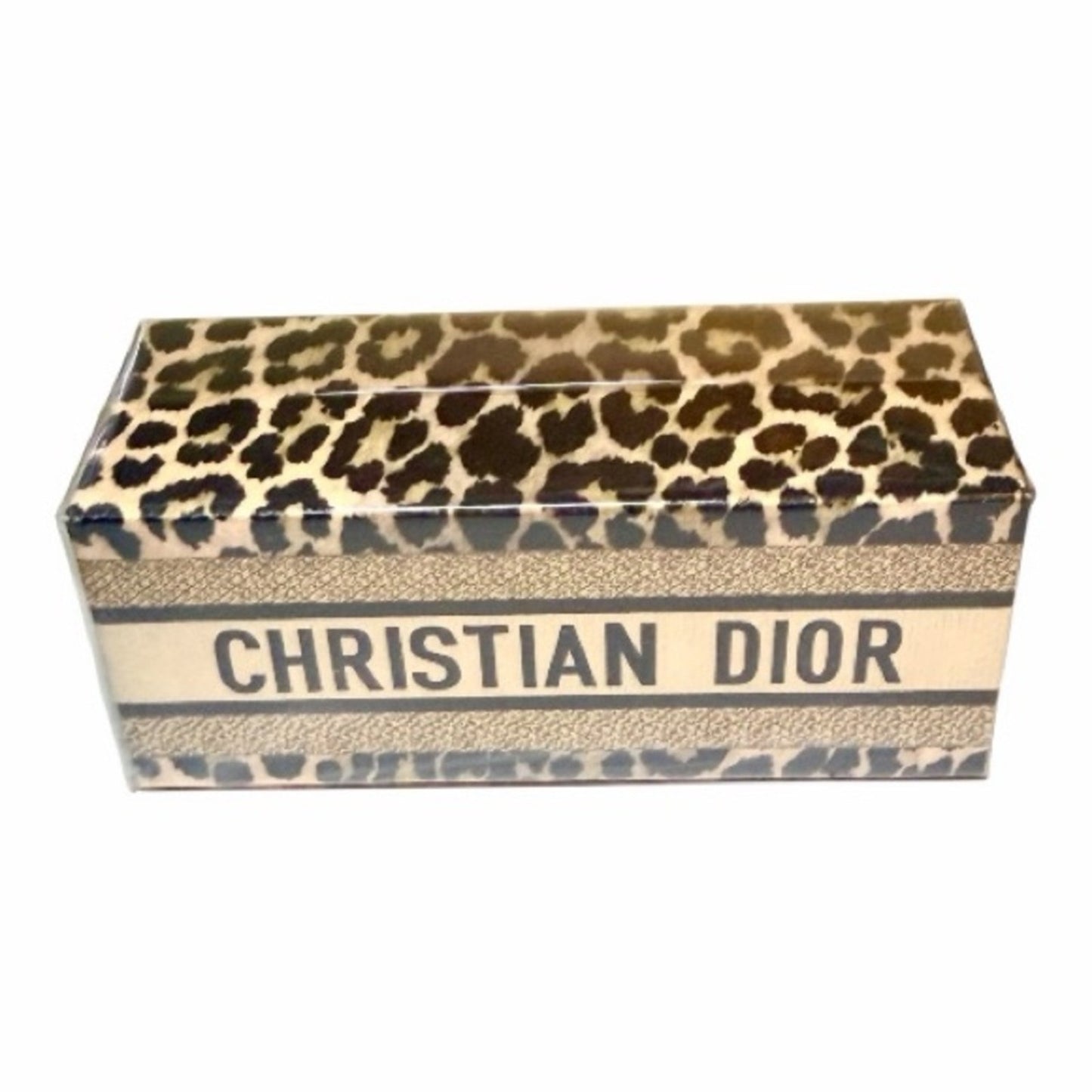 Christian Dior Luxury Gift Bundle–Rouge Lipstick+Cardholder+ Mirror+Leopard Box