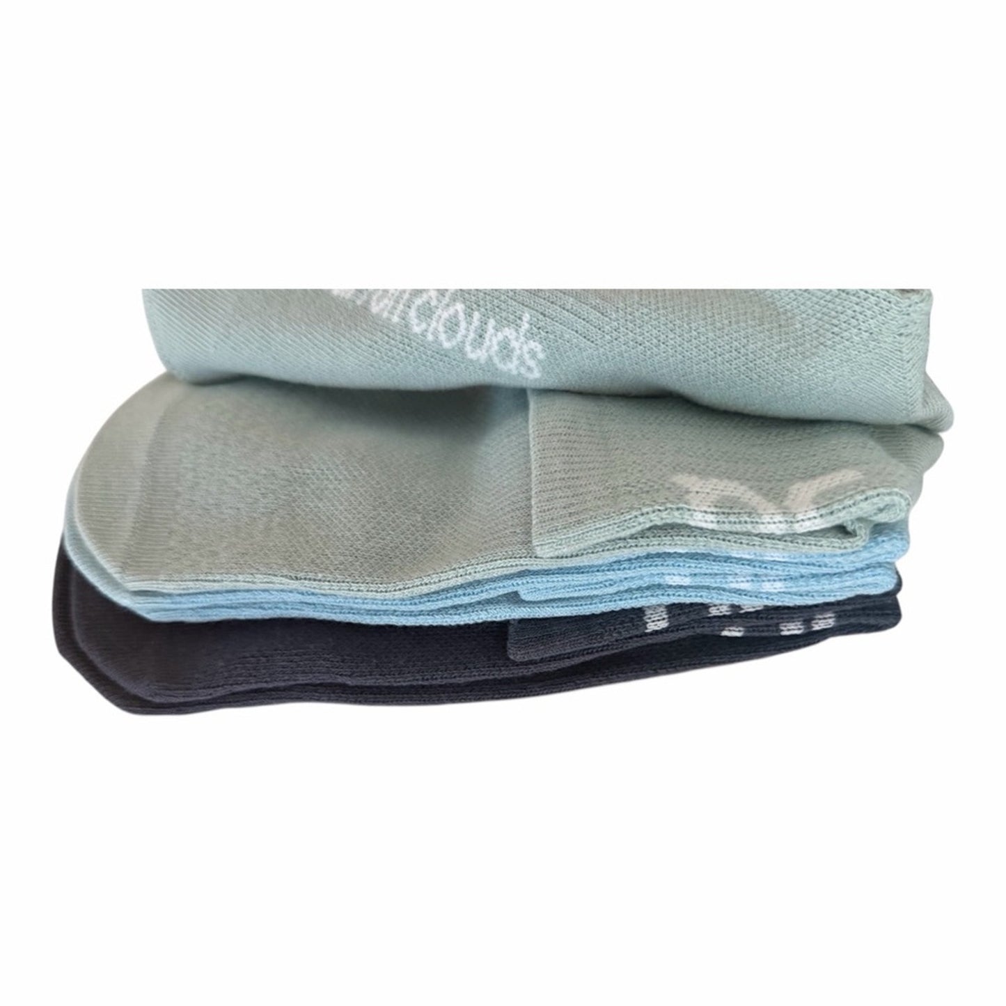 On Running Women’s Logo Sock Mid 3 Pack Sage - Aqua & Slate Size M 9–11.5 NWT