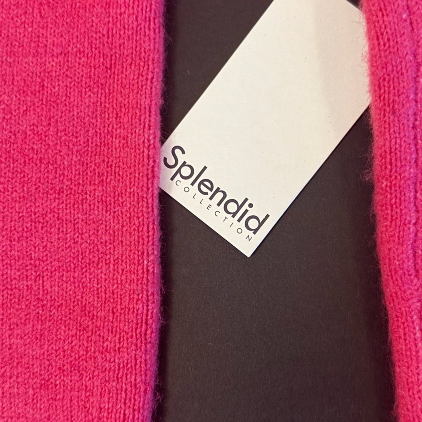 Splendid Zeena Zip-Up Cardigan — Pink — Size M — NWT