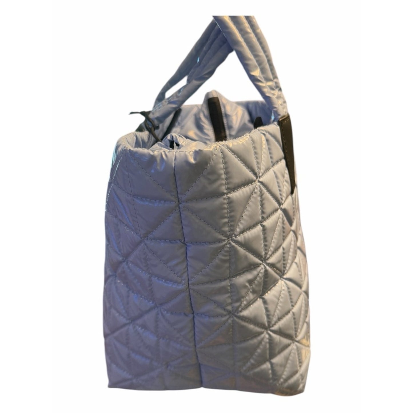 Vee Collective Quilted Convertible Tote Cerulean NWT Crossbody Bag Icy Blue