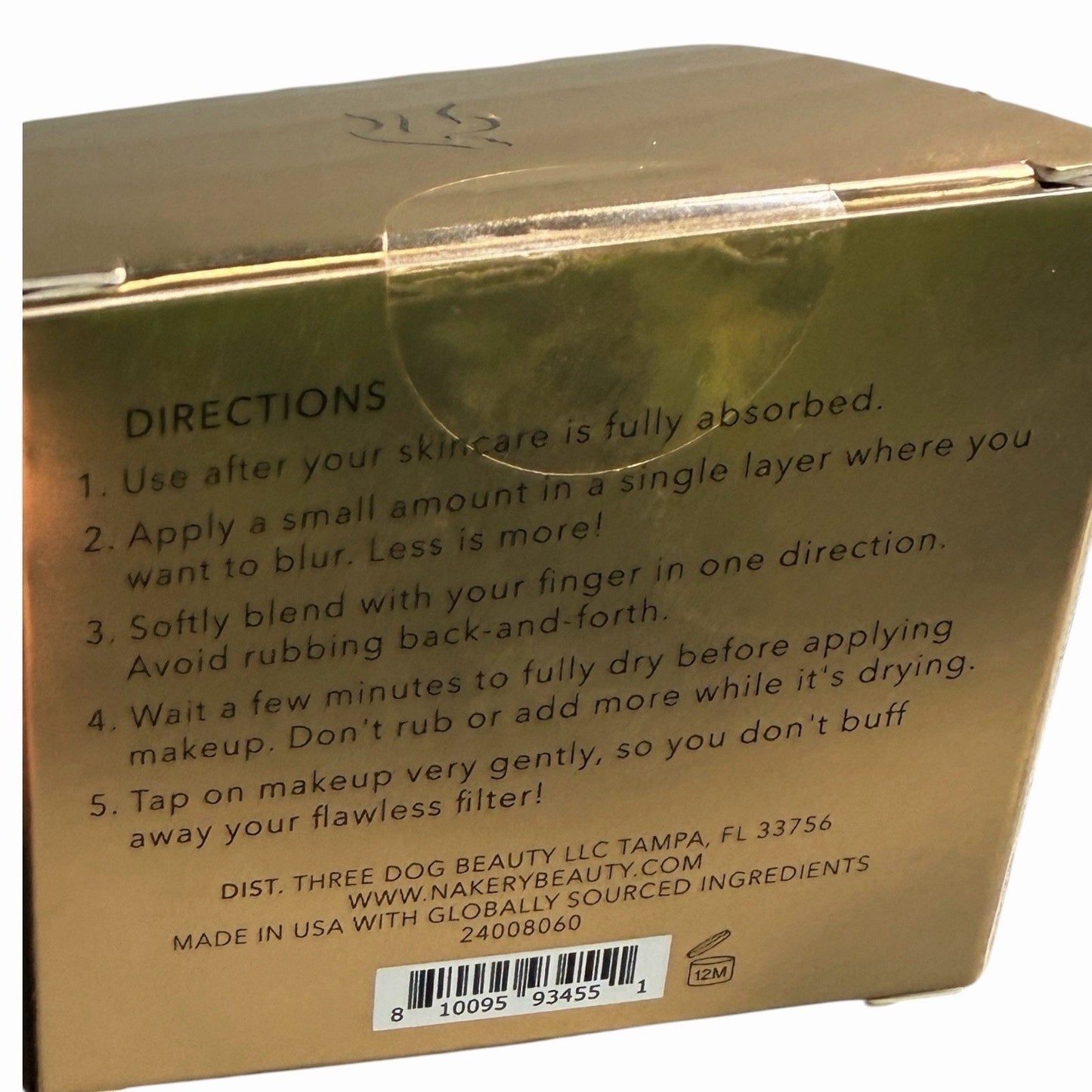 Nakery Pave The Way Flawless Filter - Winkle Filler Blur & Smooth New Boxed