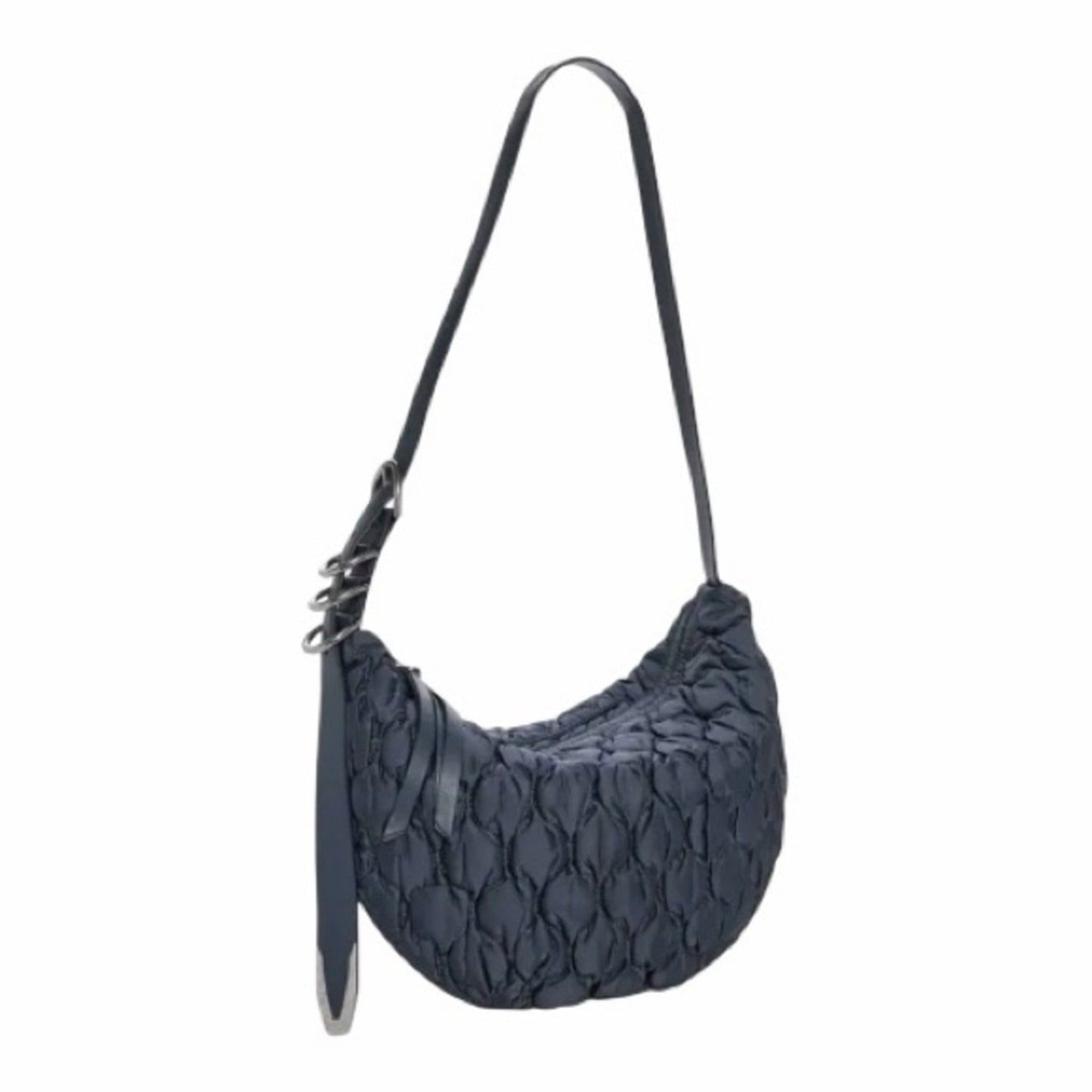 rag & bone Quilted Spire Mini Hobo Bag - Slate NEW