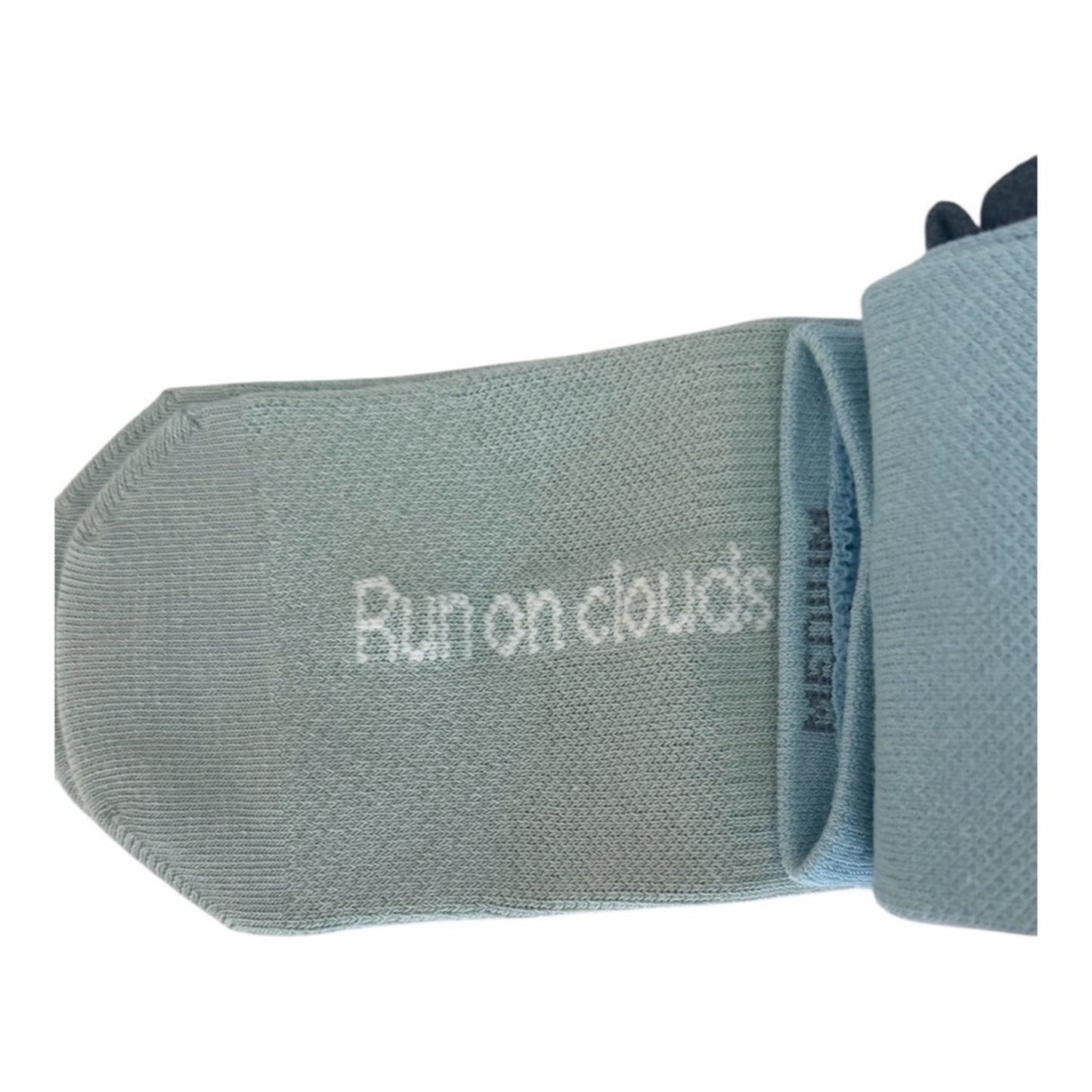 On Running Women’s Logo Sock Mid 3 Pack Sage - Aqua & Slate Size M 9–11.5 NWT