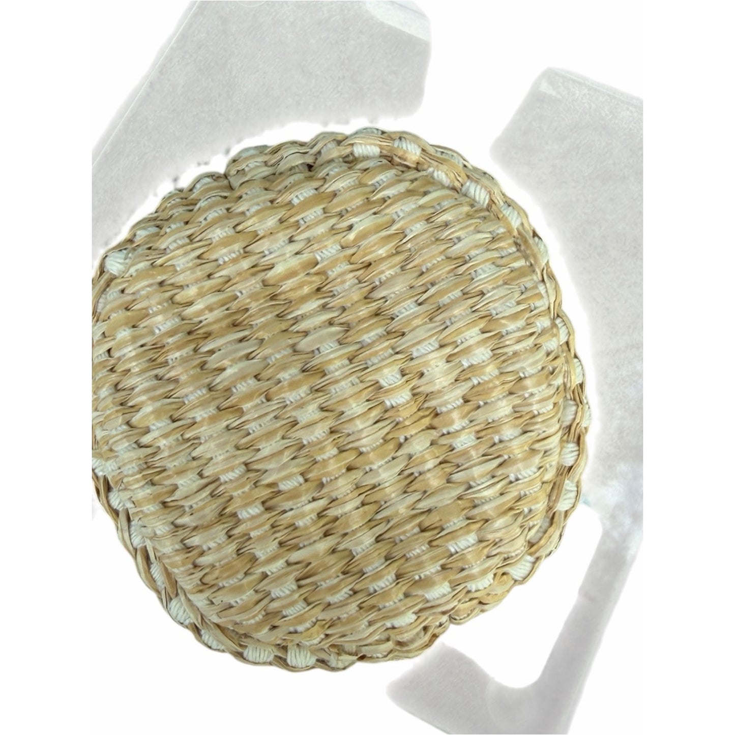 Christian Dior Beauty Mini Raffia Bucket Crossbody Bag New