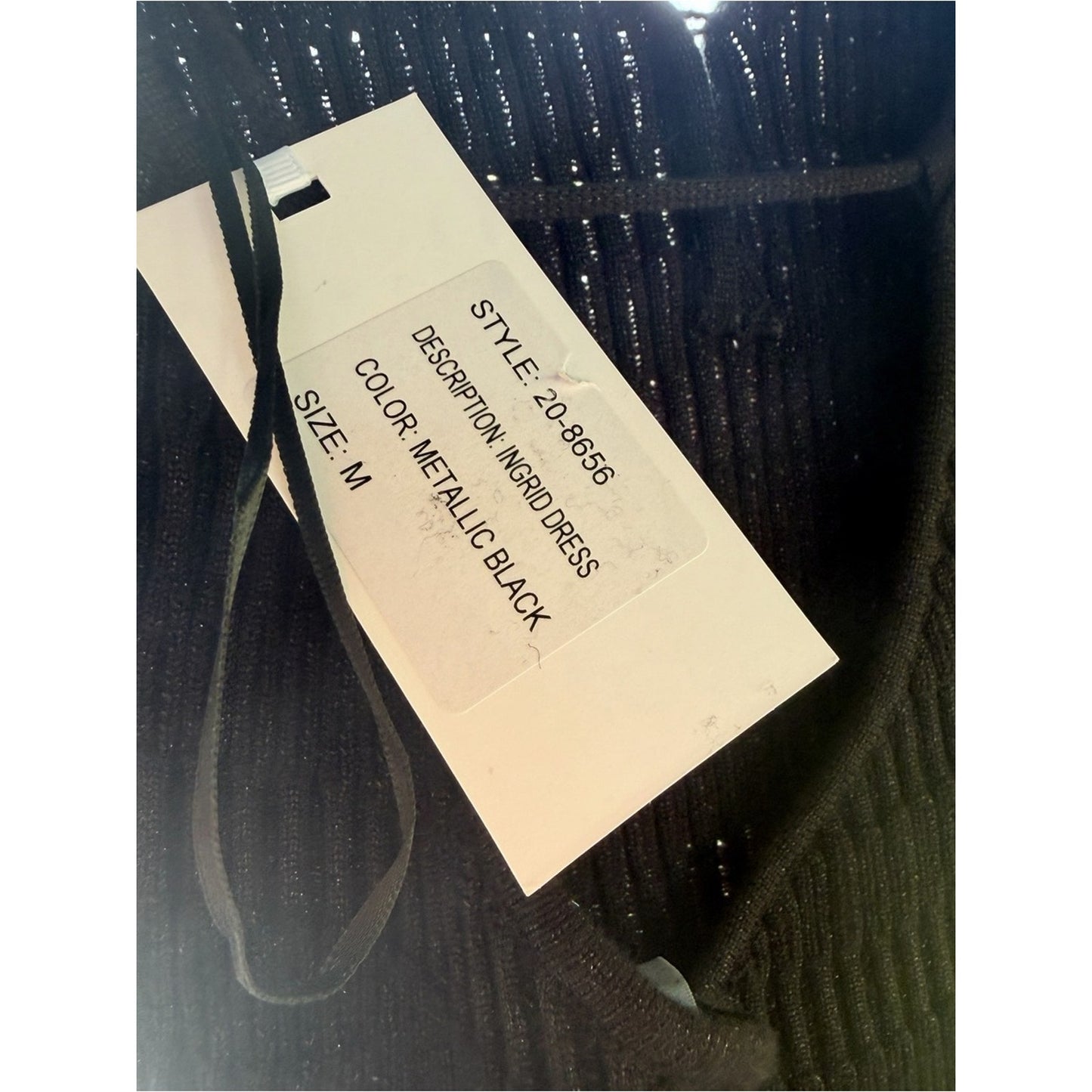 Torn by Ronny Kobo Ingrid Black Knit Maxi Dress NWT Size Med