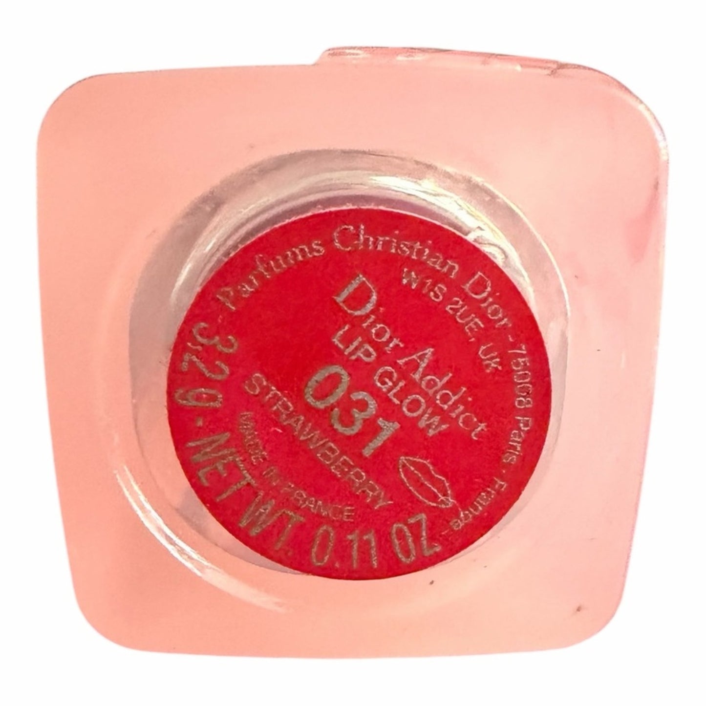 Dior Beauty Gift (3)Lip Glow 031 Strawberry+Dior Hair Clips+Dior Charm/ Bracelet
