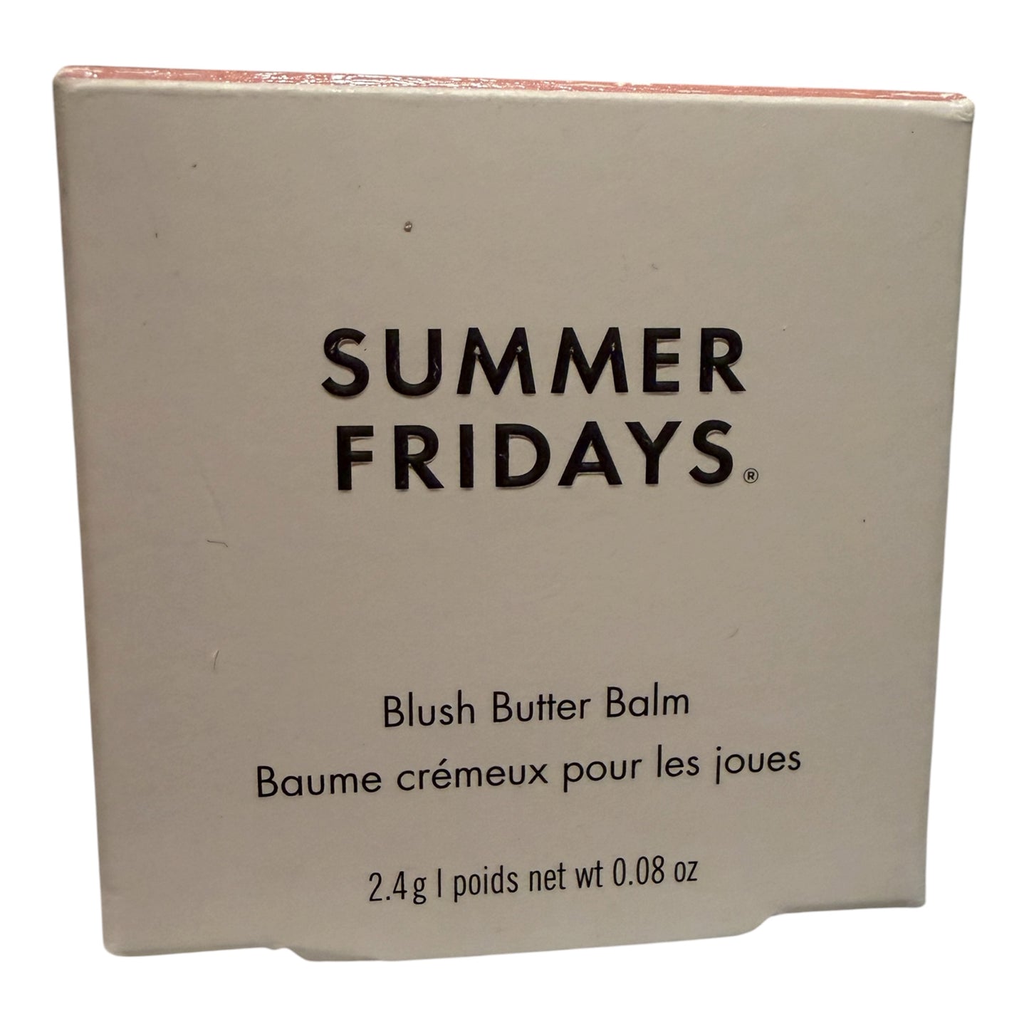 Summer Fridays Blush Butter Balm Soft Strawberry Cream Blush 2.4g Full Size NIB