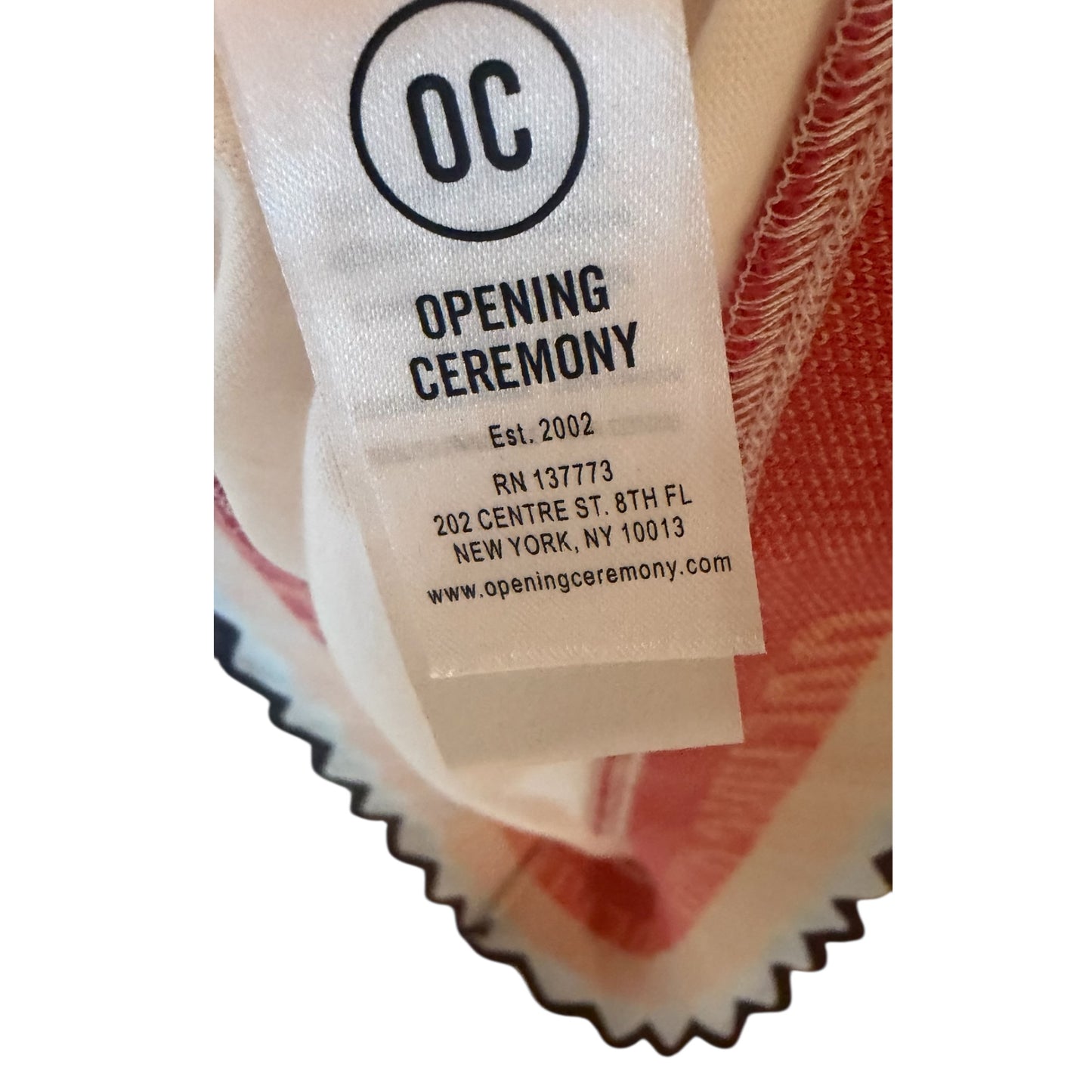Opening Ceremony Logo Hem Cropped Tee – Cream – XS & Medium Available