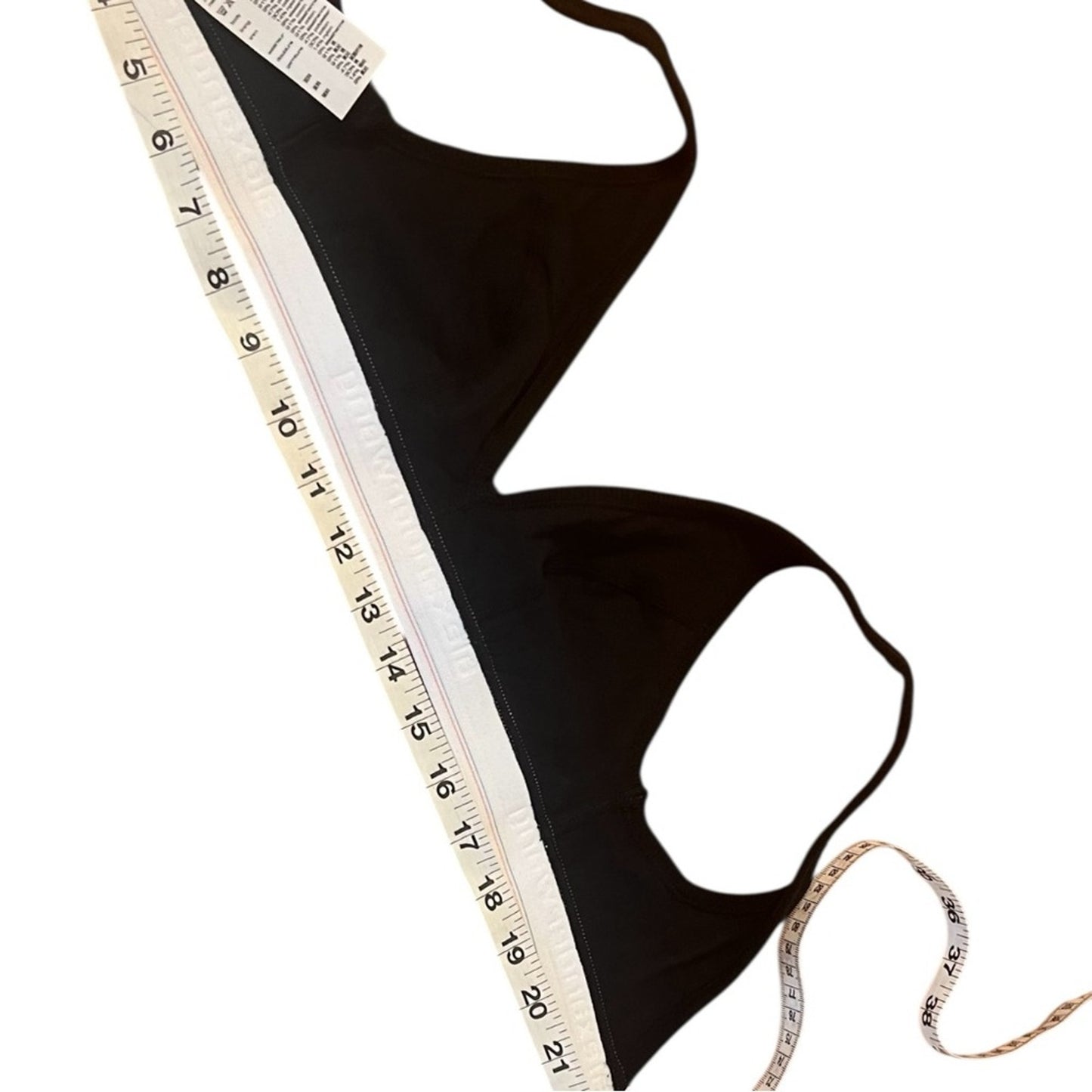 Alexander Wang Black Ribbed Women's Bralette women’s Size x small . New