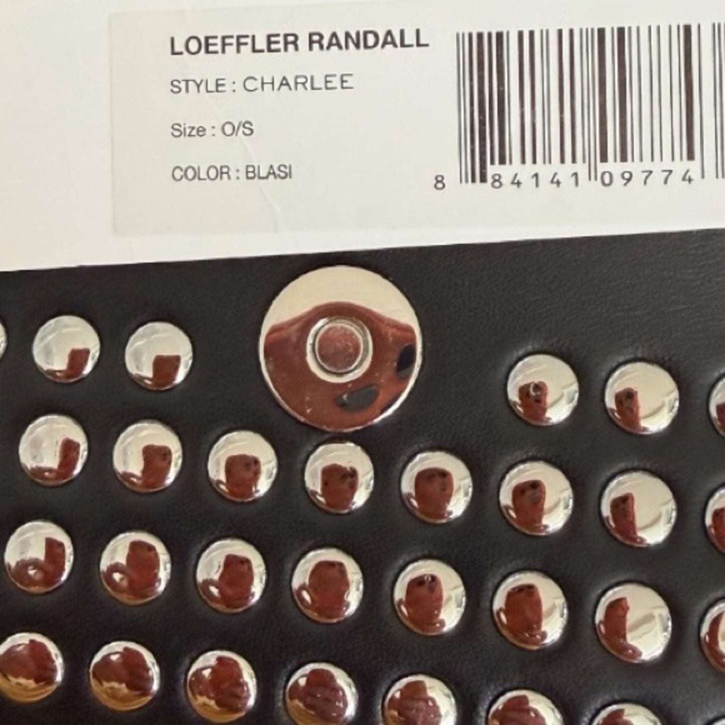 Loeffler Randall Charlee Studded
Leather Shoulder Bag