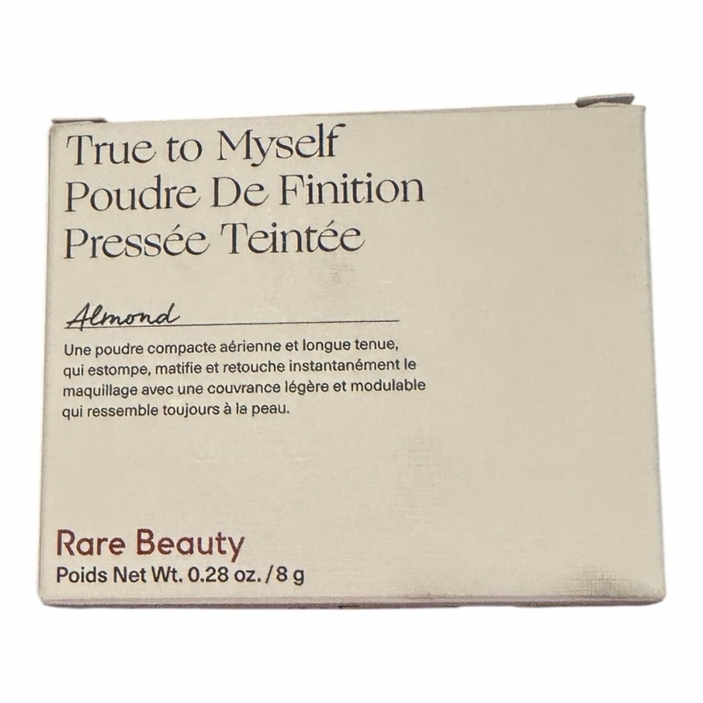 Rare Beauty True to Myself Tinted Pressed Finishing Powder Almond NIB
