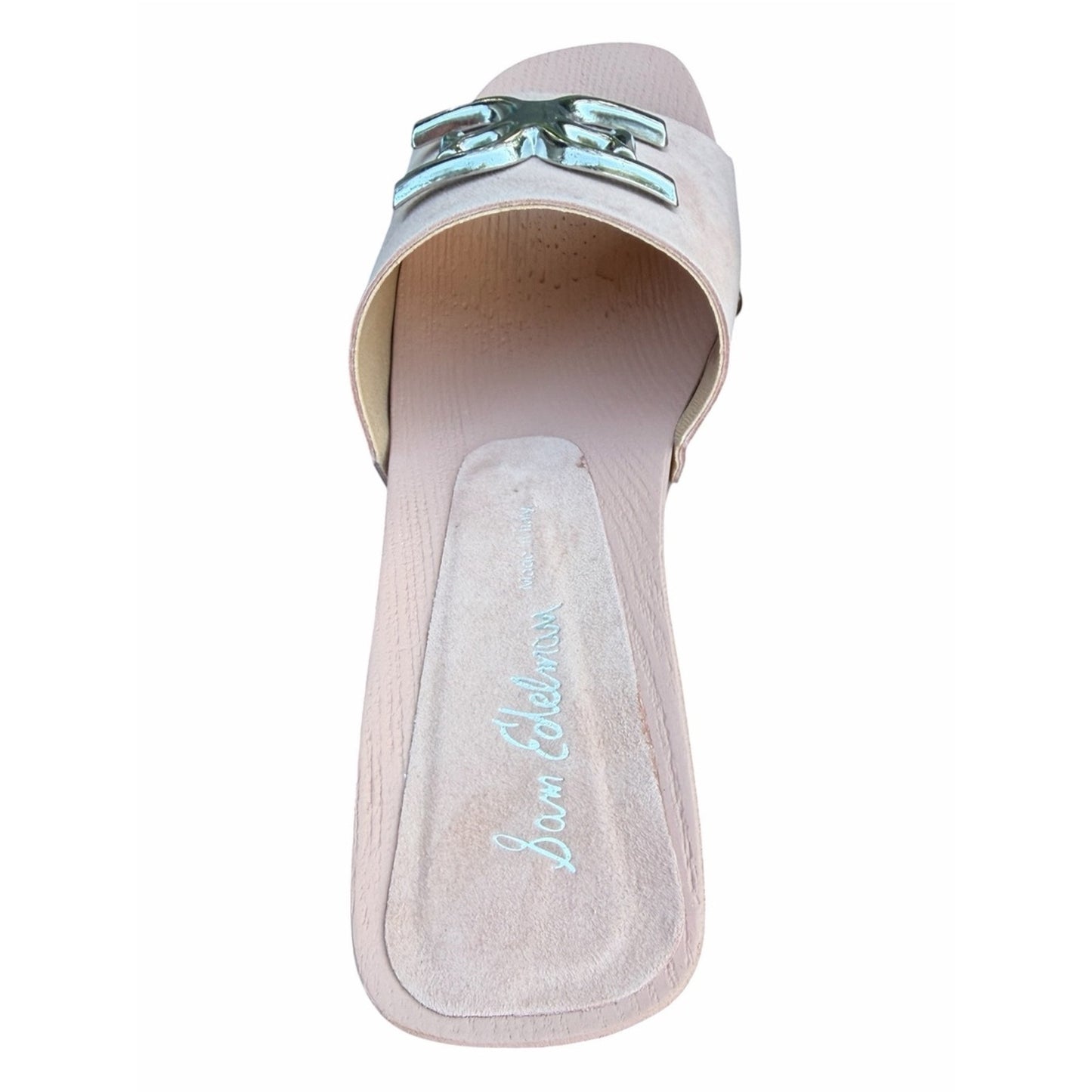 Sam Edelman Francina Pale Pink Platform Mule -Clog Scandi Sandals Size 7 NIB