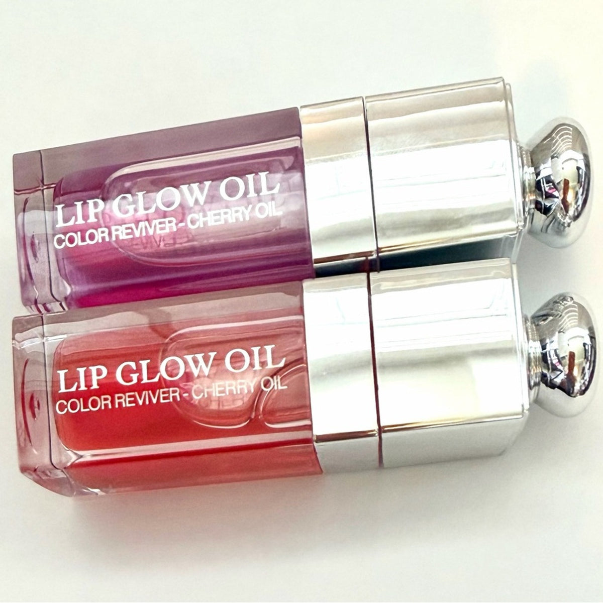 Dior Addict Lip Glow Oils X 2 • 063 Pink Lilac & 061 Poppy Coral  New