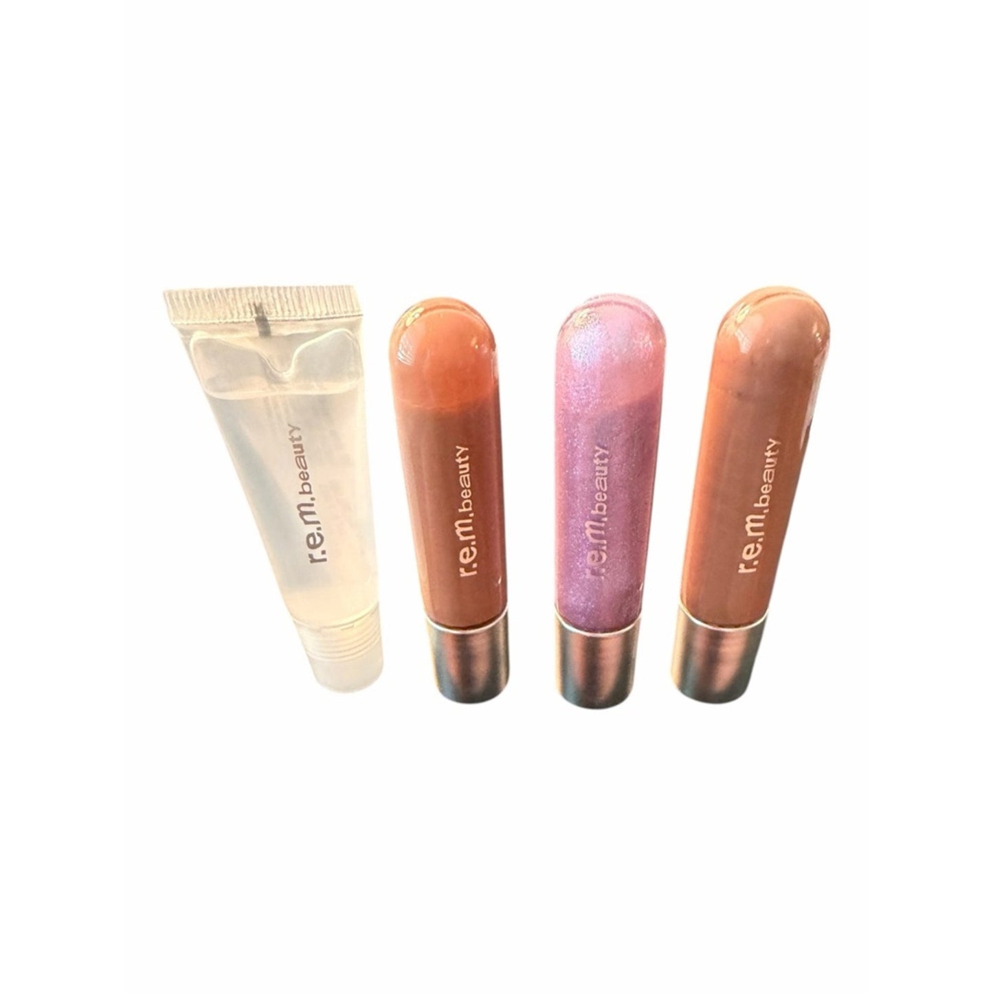 r.e.m. beauty Lip Bundle 4pc Set Full Size Plumping & Assorted Shades NEW IN BOX