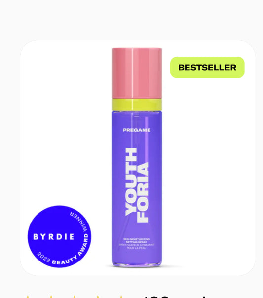 Youth Foria Setting Spray. (New in Box) Full Size 100 ML
