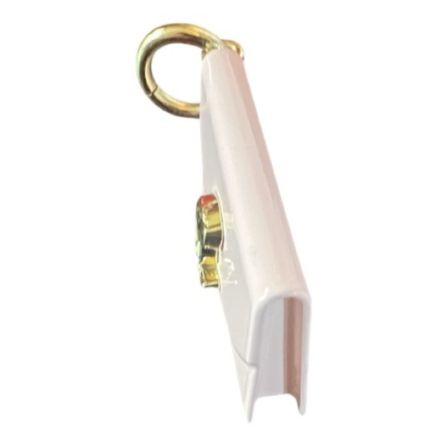 Christian Louboutin Blush Colored Charm Handbag with Gold Detail  NIB