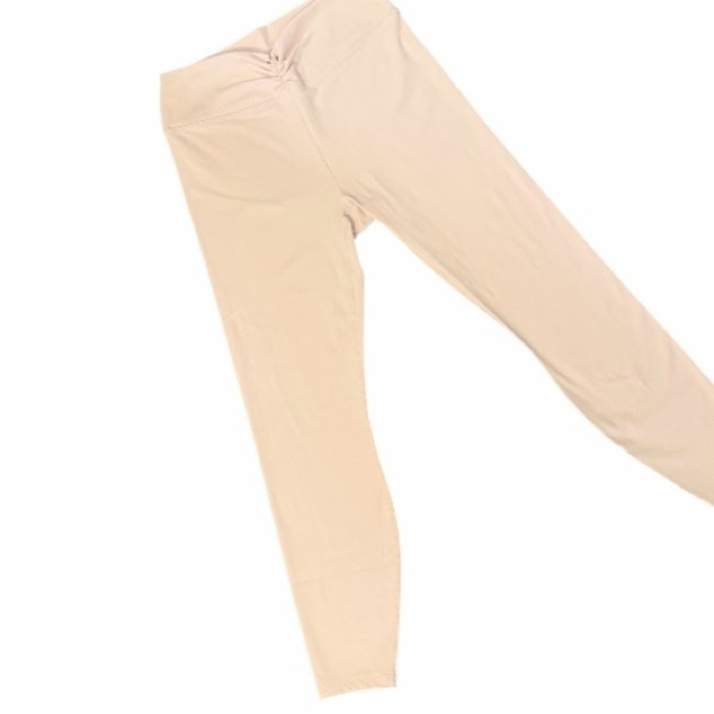 We Wore What Ruched V-Waist Leggings in Ballerina Slipper NWT Size XL