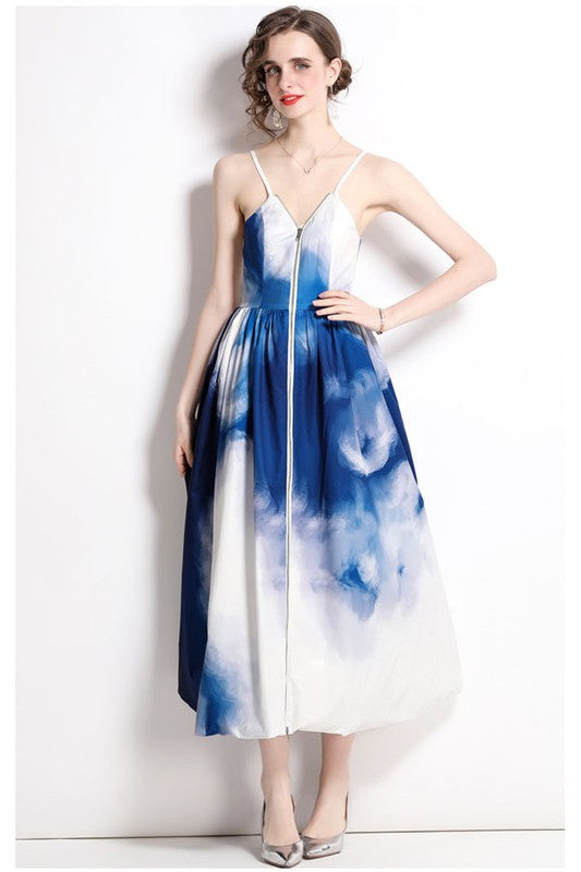 Vibrant Sleeveless Midi