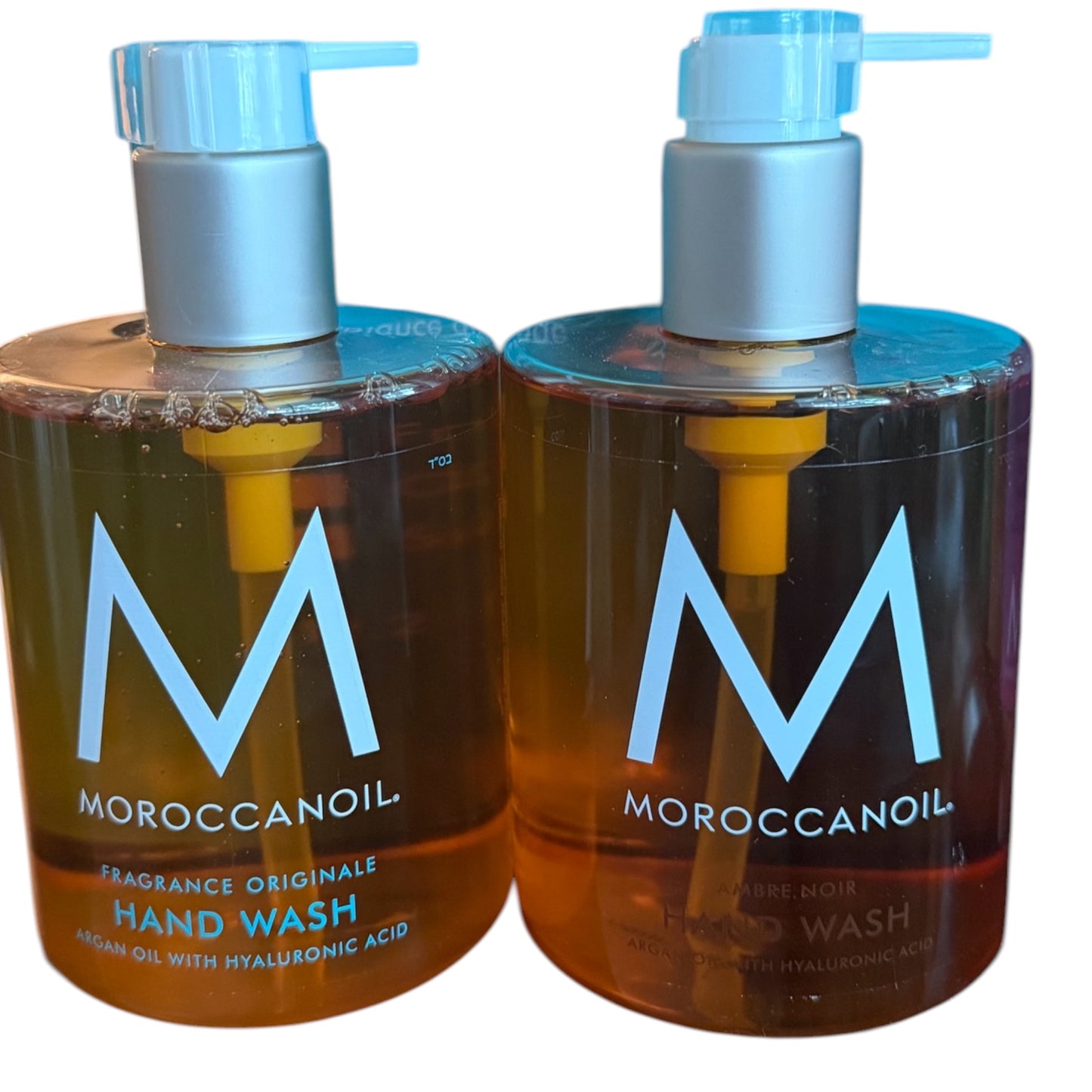 Moroccanoil Hand Wash Set Duo (Original + Amber Noir) Argan Oil & Hyaluronic Acid